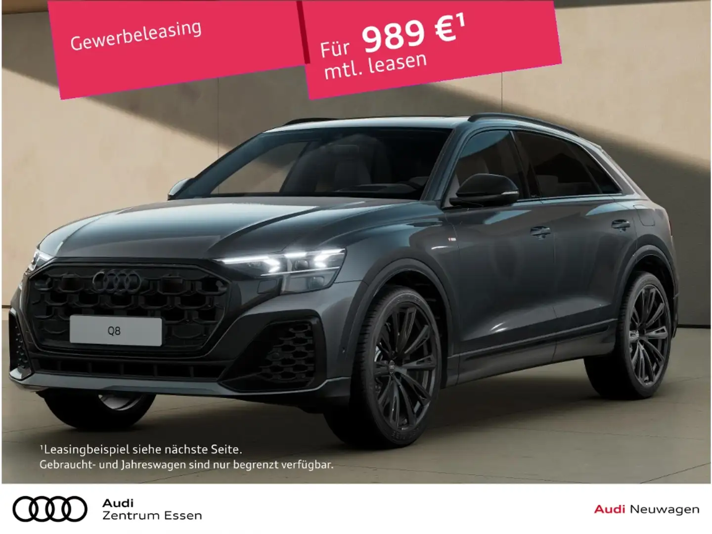 Audi Q8 SUV 55 TFSI E QUATTRO S LINE LED LASER PANO AHK B& Grau - 1