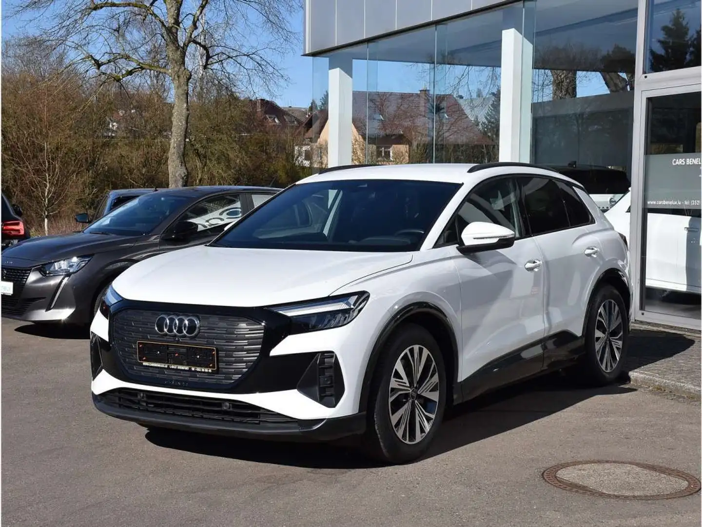 Audi Q4 e-tron 40 Advanced S-LINE Int. ACC GPS CAM 1M. Blanc - 2