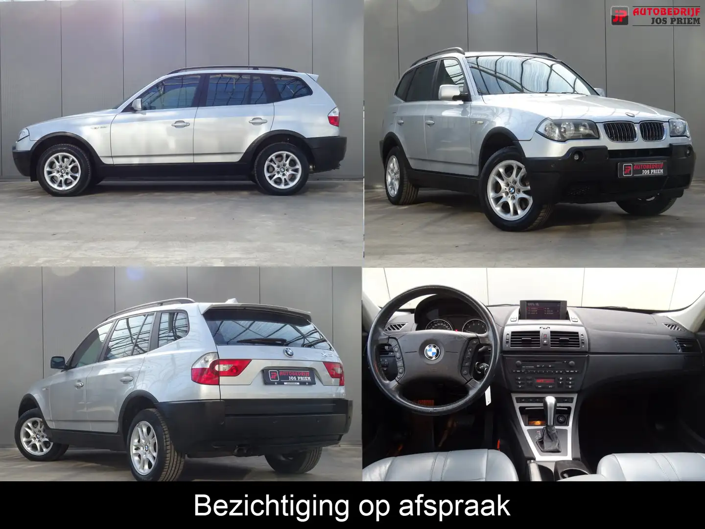 BMW X3 2.5i * YOUNGTIMER * LEER * TREKHAAK !! Gris - 1