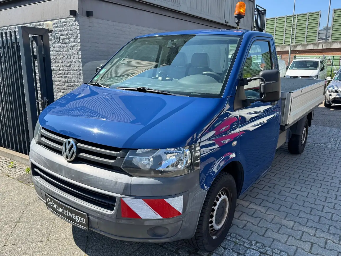 Volkswagen T5 Transporter T5 2,0 TDI Transporter Pritsche Tieflader HU NEU Blau - 1