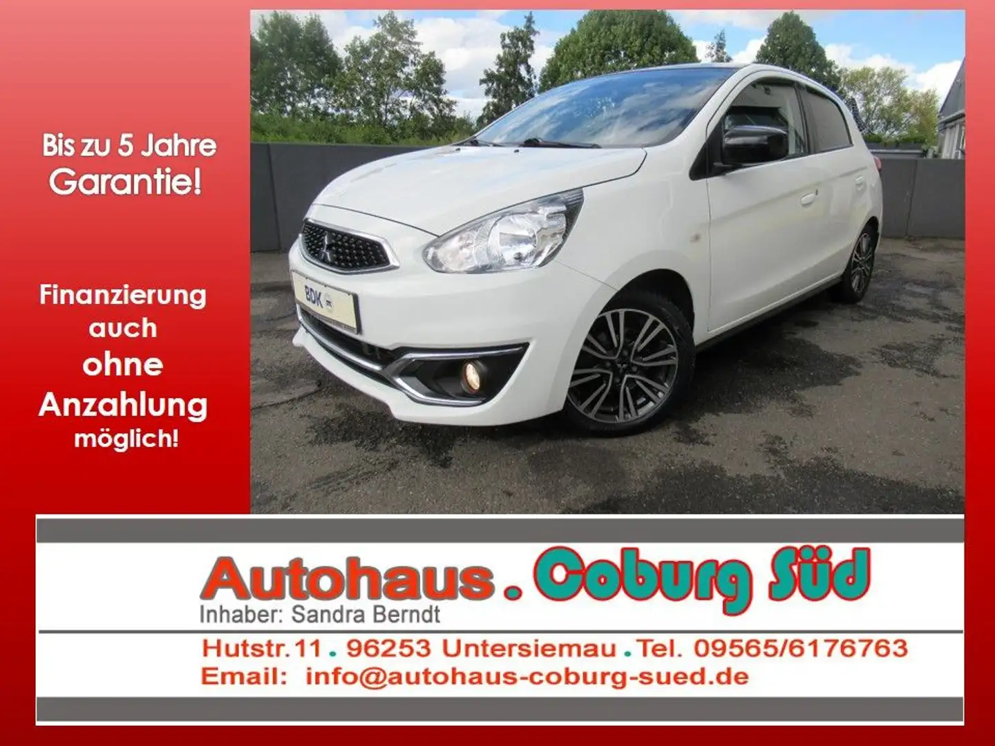 Mitsubishi Space Star NAVI KLIMA SHZG DACH schwarz Blanc - 1