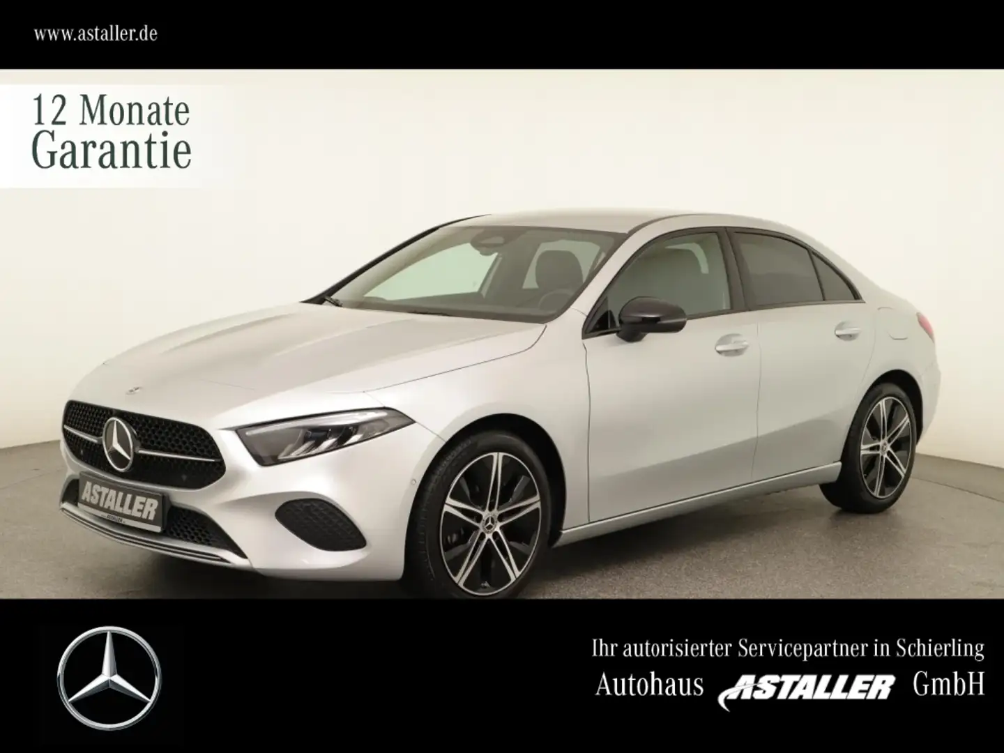 Mercedes-Benz A 180 Limousine Progressive LED+Night+Parkp+18" Silber - 1