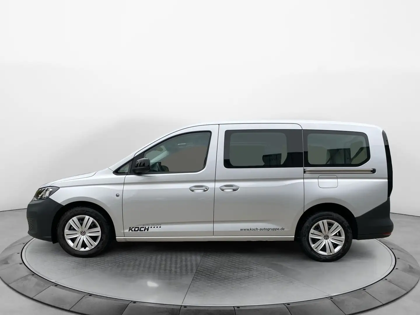 Volkswagen Caddy TSI 84 kw DSG Klima ACC AHK Plateado - 2
