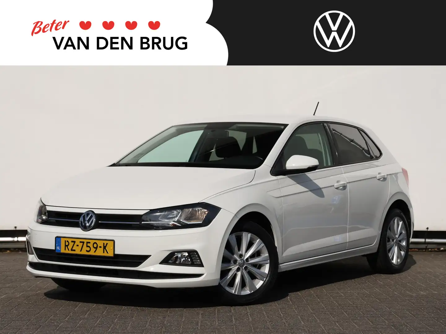 Volkswagen Polo 1.0 TSI Comfortline 95PK | Navigatie | trekhaak | Wit - 1