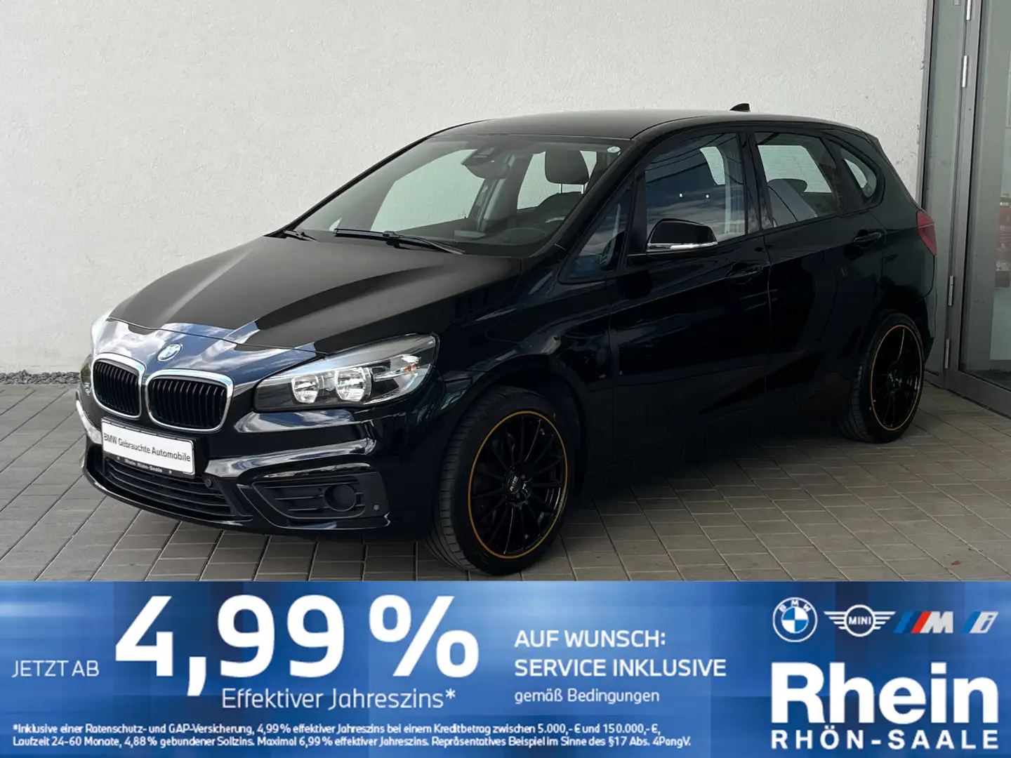 BMW 220 i Active Tourer Navi.AHK.ParkA.PDC.SH.LM-Felg Nero - 1