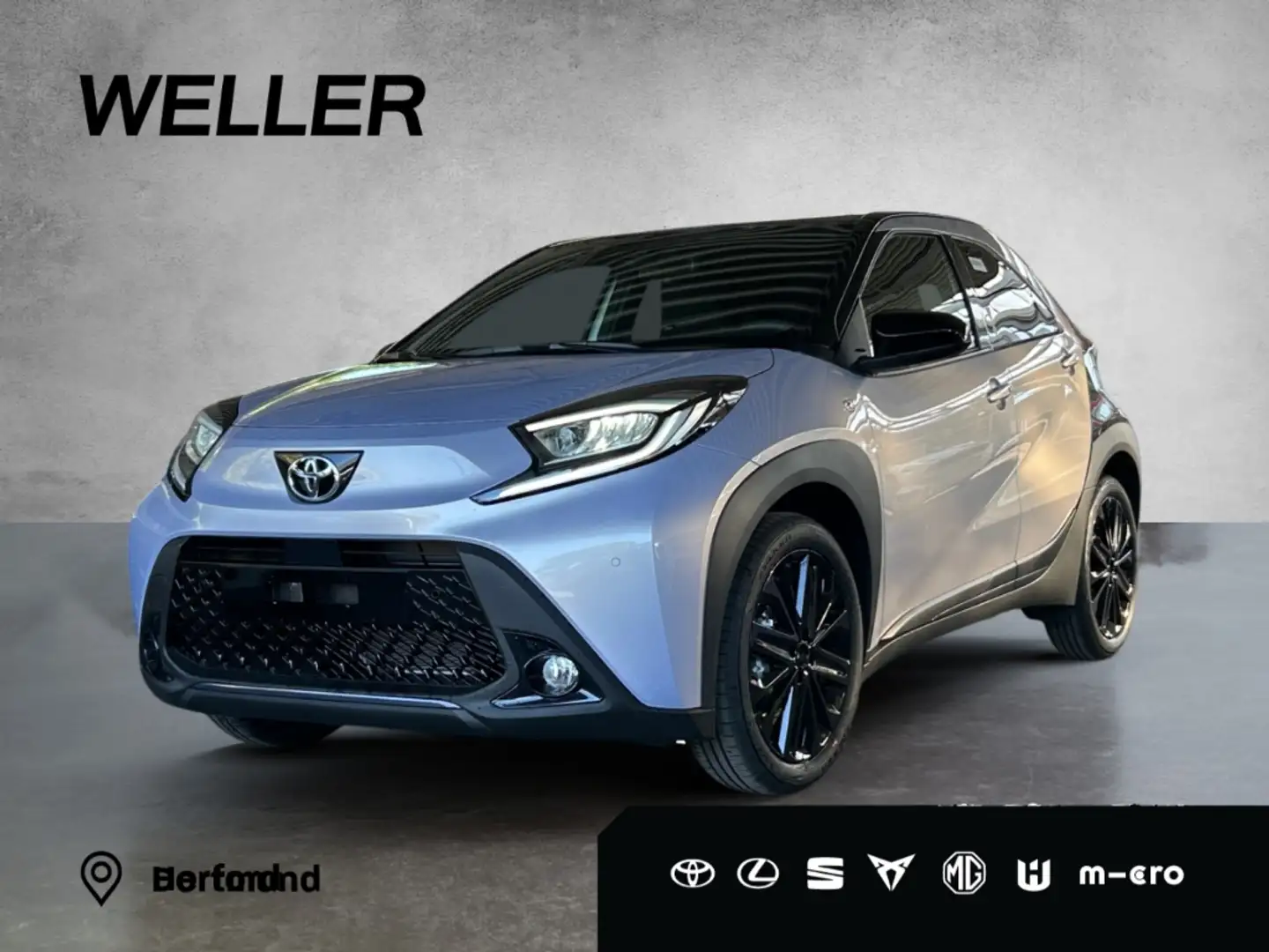 Toyota Aygo X S-CVT JBL *LED*CAM*CarPlay*PDC*Teilleder* Silber - 1