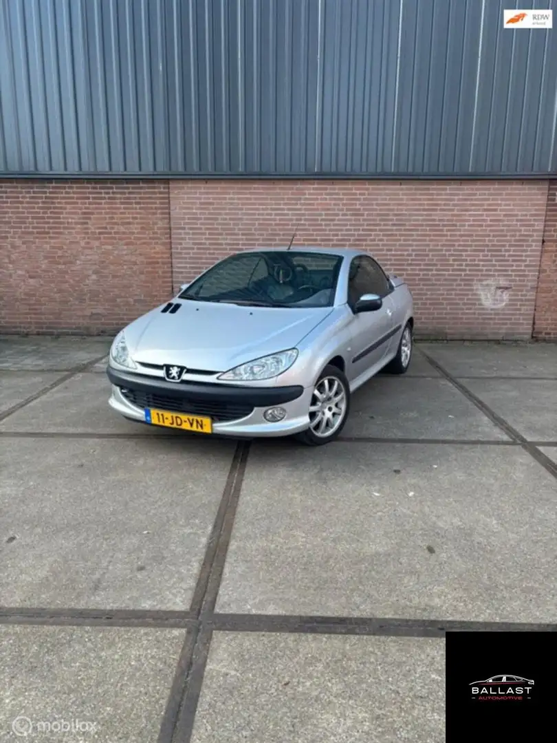 Peugeot 206 CC 2.0-16V Gris - 1