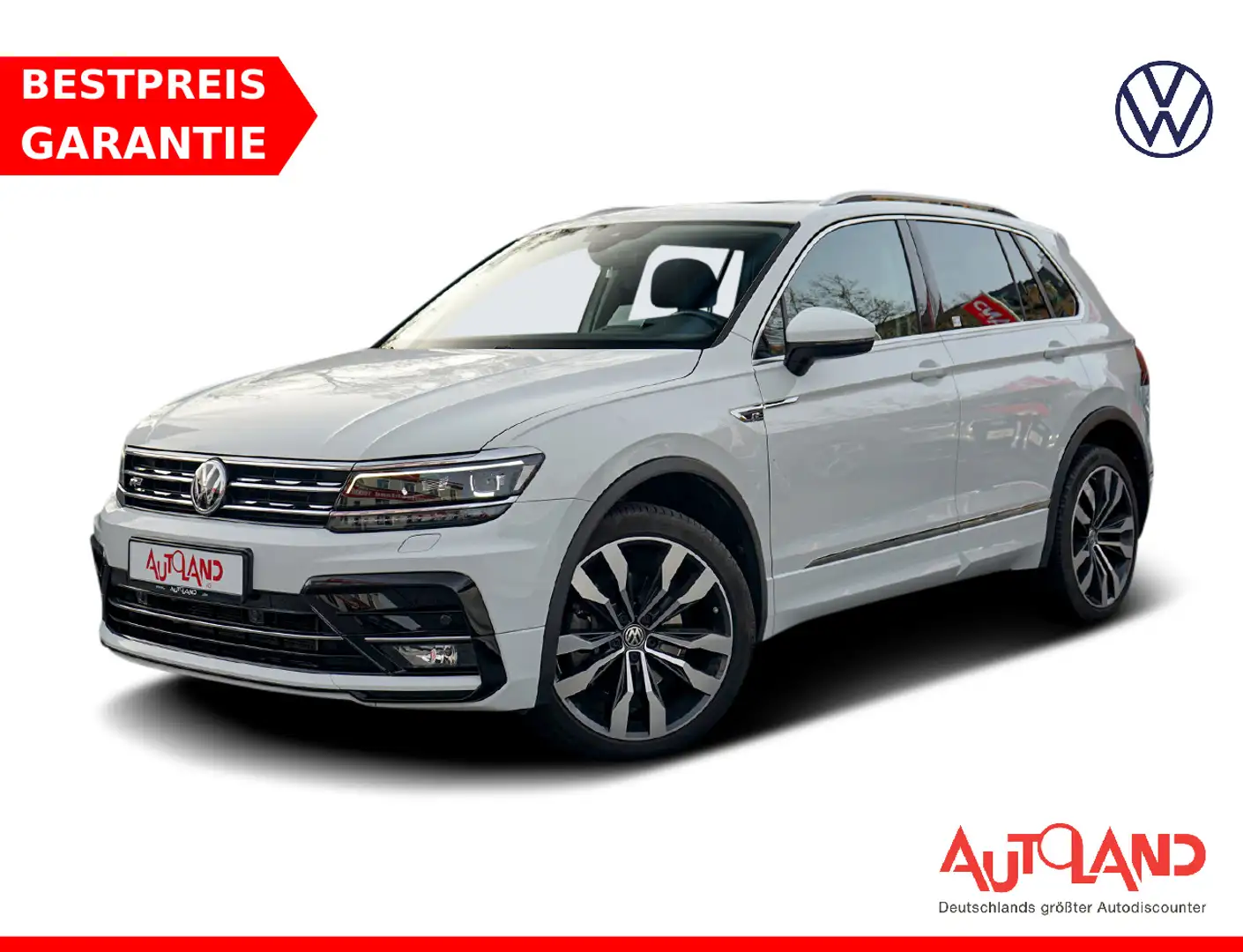 Volkswagen Tiguan 2.0 TDI DSG R-Line 4Motion LED Navi ACC Weiß - 1
