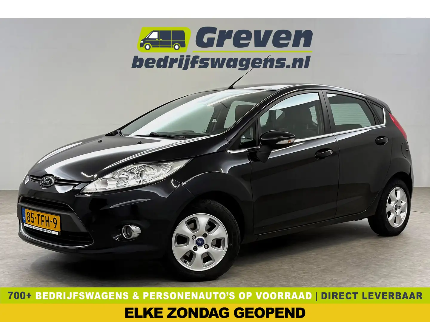 Ford Fiesta 1.6 TDCi ECOnetic Titanium | Clima | Cruise | Park Noir - 1