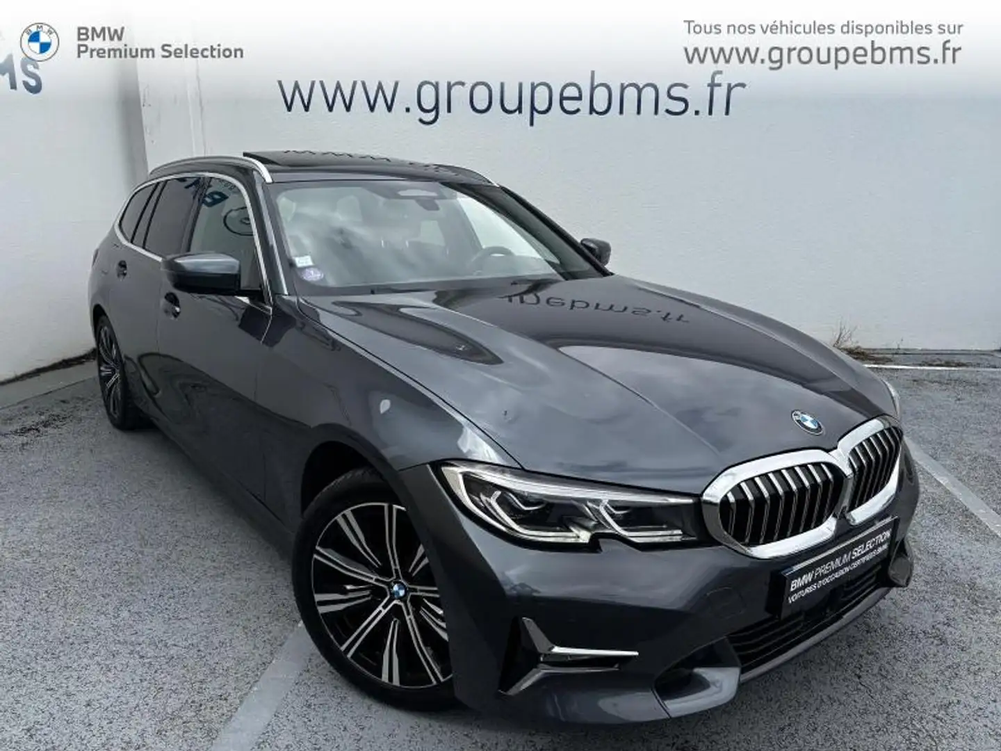 BMW 320 320iA 184ch Luxury Gris - 1