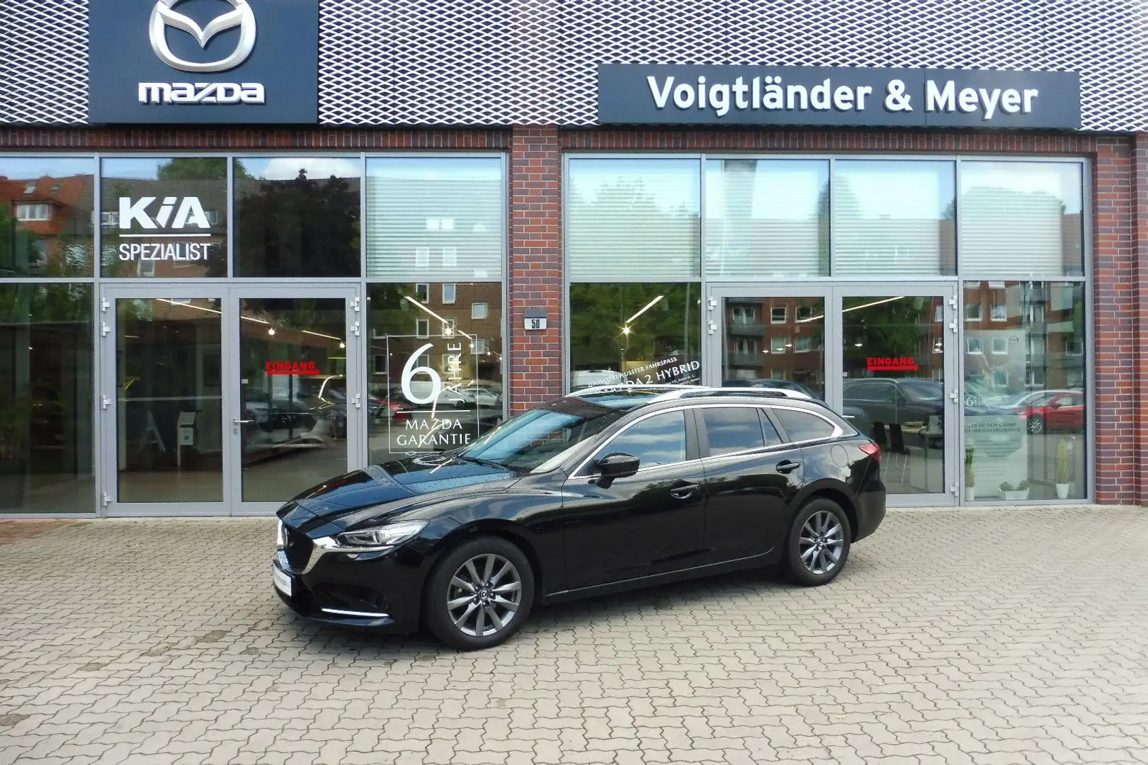 Mazda 6 Exclusive Kombi Active-Paket Navi Scheckheft g Zwart - 1