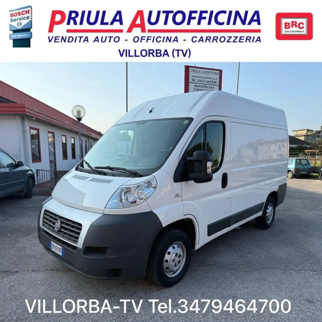 Fiat Ducato 2.0 MJT Furgone H2-L1 120.000KM! Weiß - 1