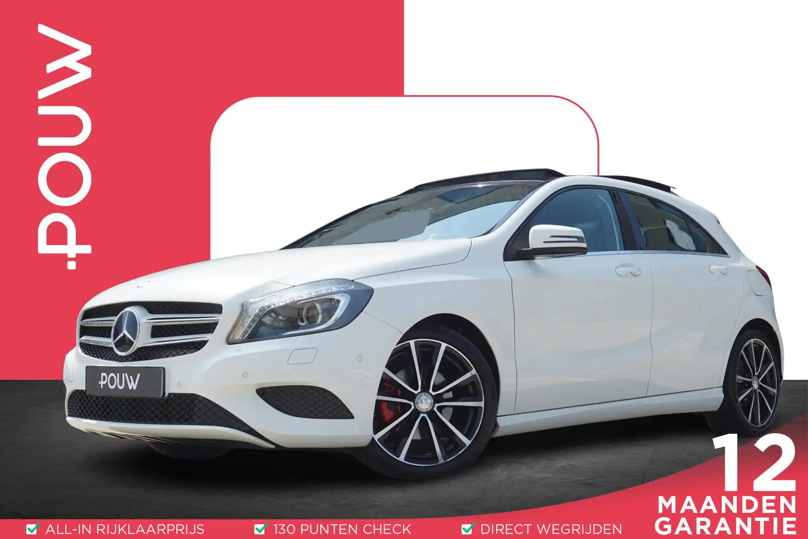 Mercedes-Benz A 180 122pk Ambition Panoramadak | Stoelverwarming | Cli Weiß - 1