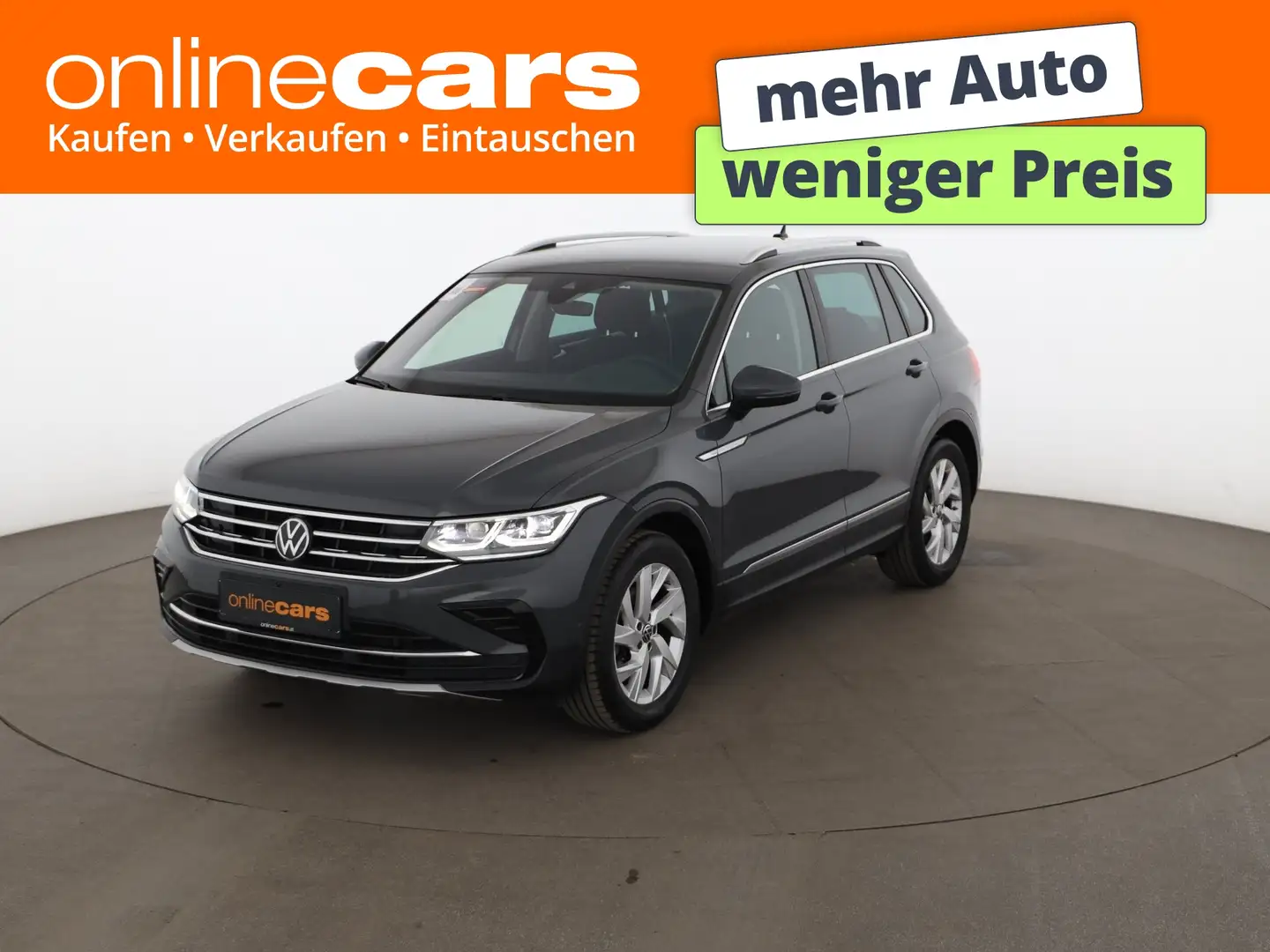 Volkswagen Tiguan 2.0 TDI Elegance Aut MATRIX 360-CAM RADAR Grau - 1