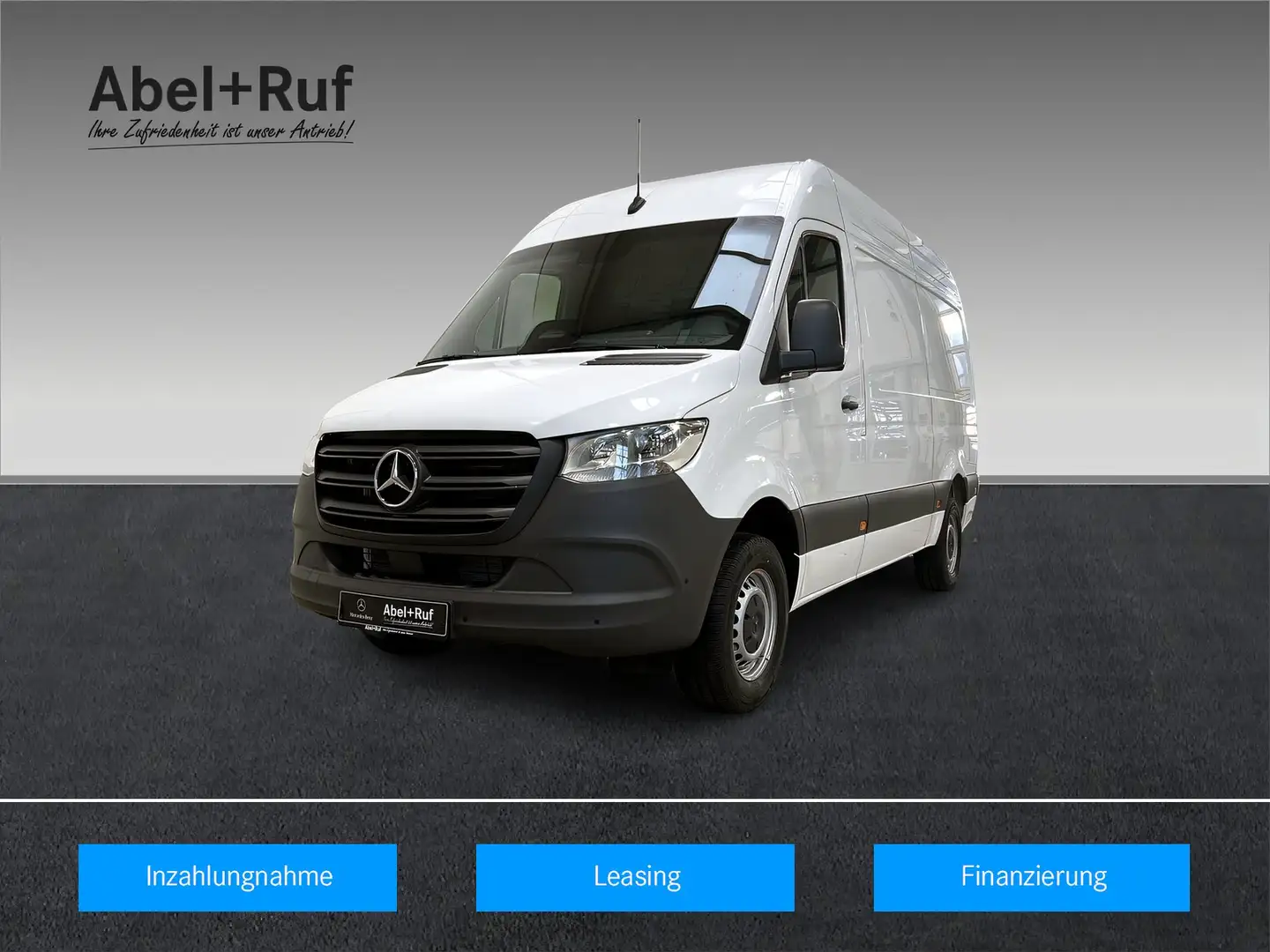 Mercedes-Benz Sprinter 317 Kasten BASE L2H2 MBUX+Kam+Totw.+AHK Weiß - 1