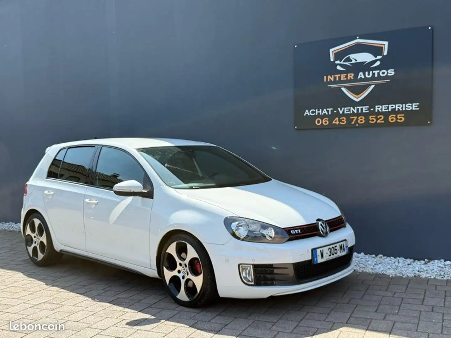 Volkswagen Golf VI GTI 5 portes Blanc - 1
