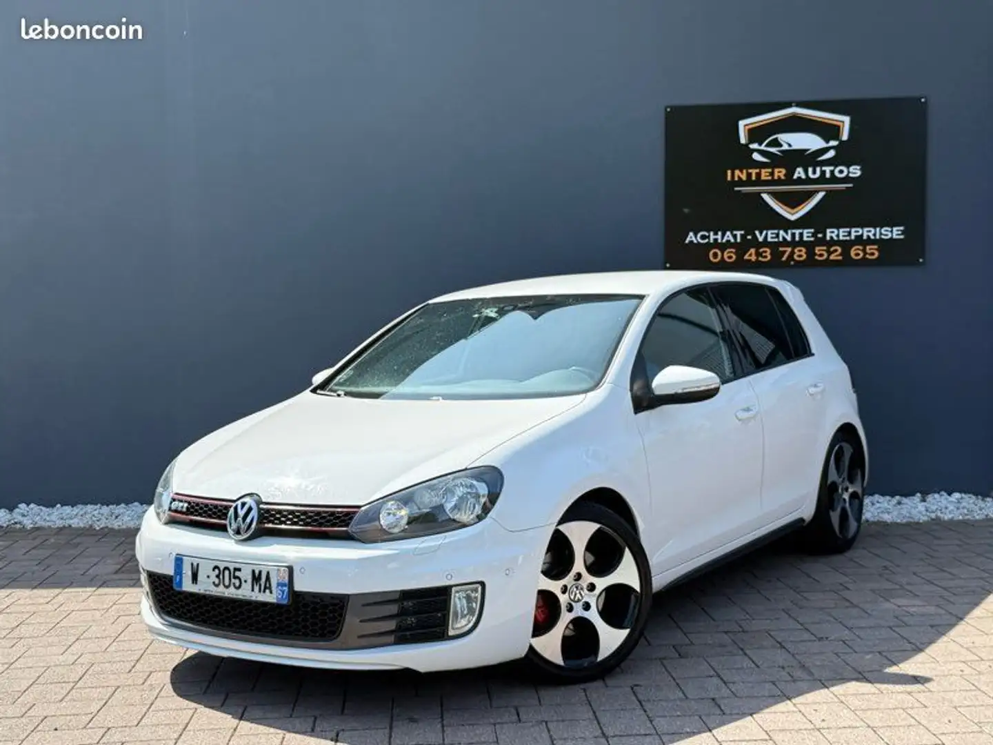 Volkswagen Golf VI GTI 5 portes Blanc - 2
