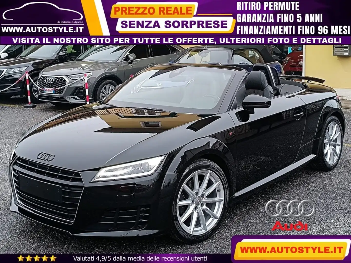 Audi TT Roadster 2.0 TFSI 230Cv CABRIO Nero - 1