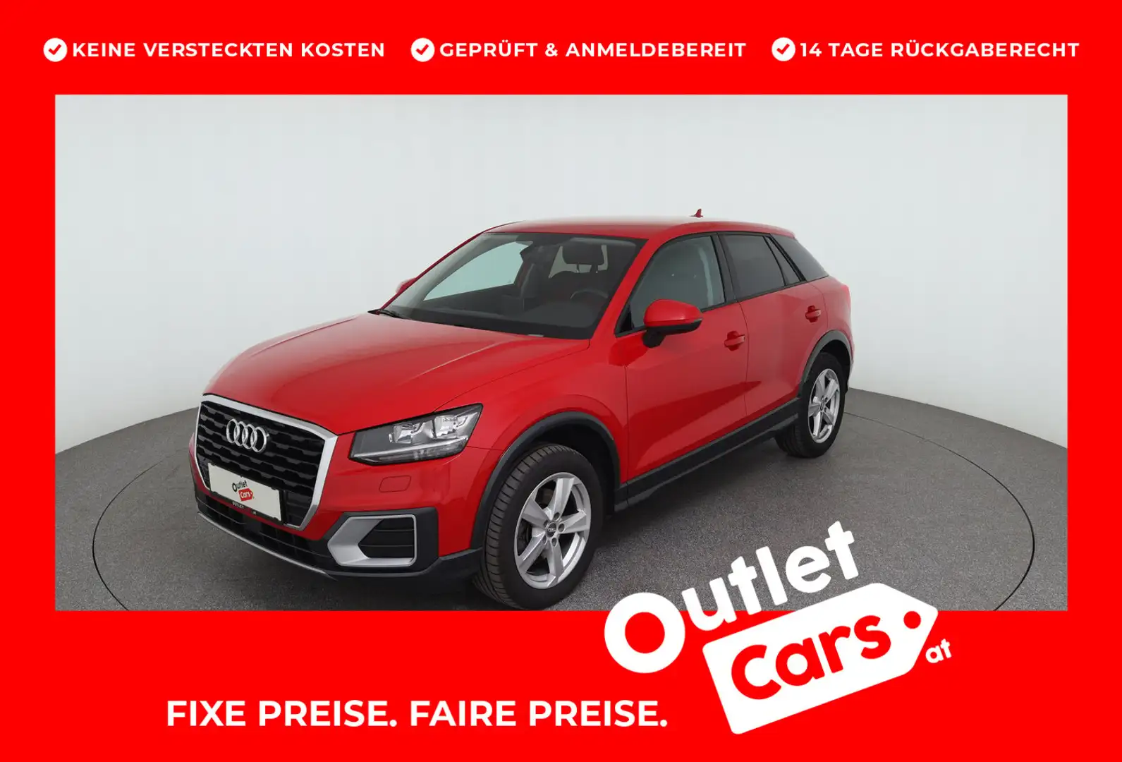 Audi Q2 1.6 TDI Sport Червоний - 1