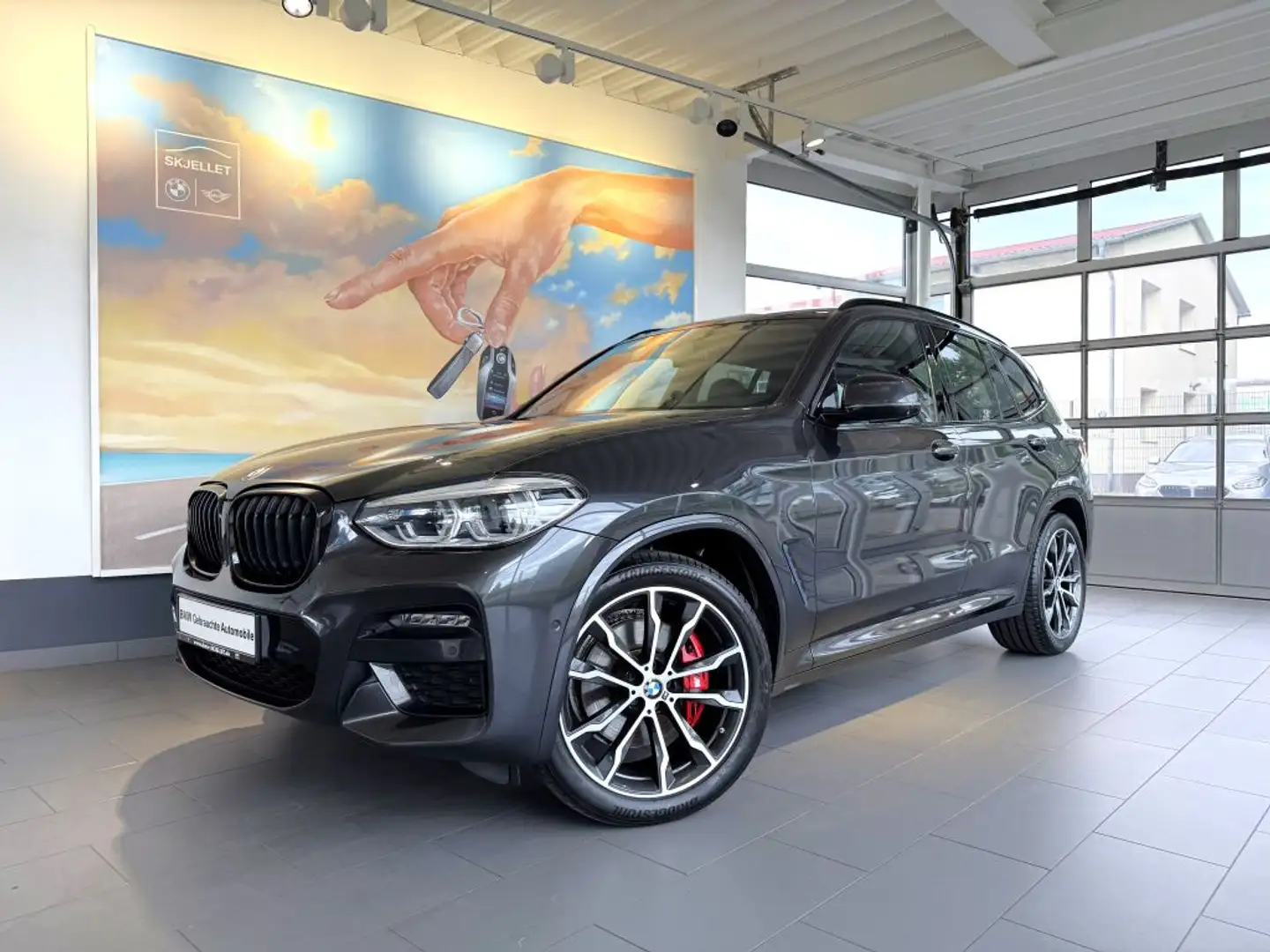 BMW X3 xDr.20d M SPORT HUD+KOM+AHK+KAM360+HIFI+AL+20 Grau - 1