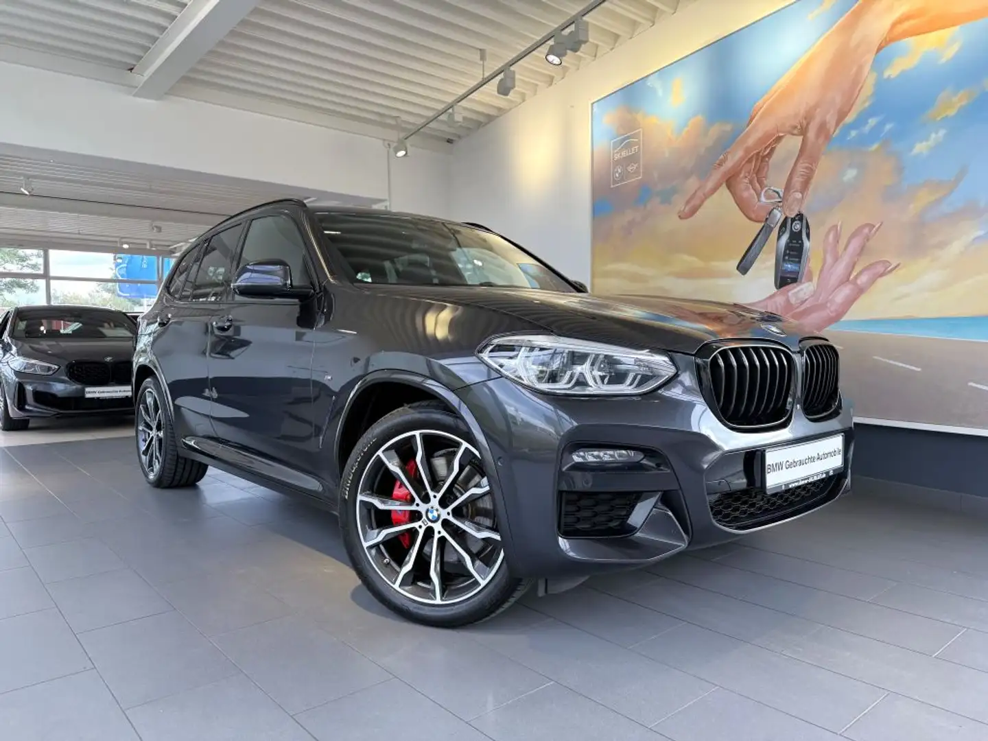 BMW X3 xDr.20d M SPORT HUD+KOM+AHK+KAM360+HIFI+AL+20 Grau - 2