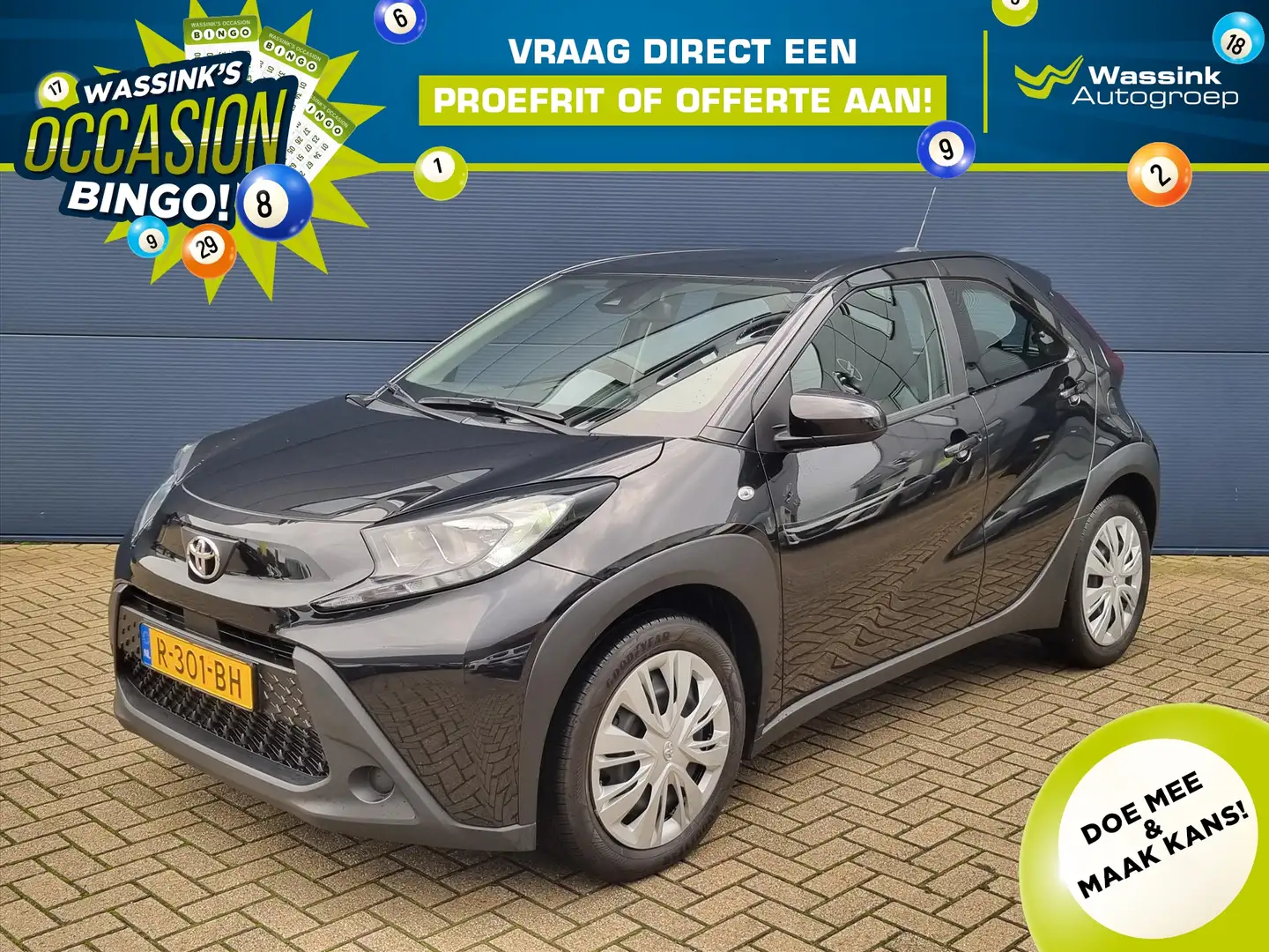 Toyota Aygo X 1.0 VVT-i MT 72pk Play | Apple Carplay/Android Aut Negro - 1