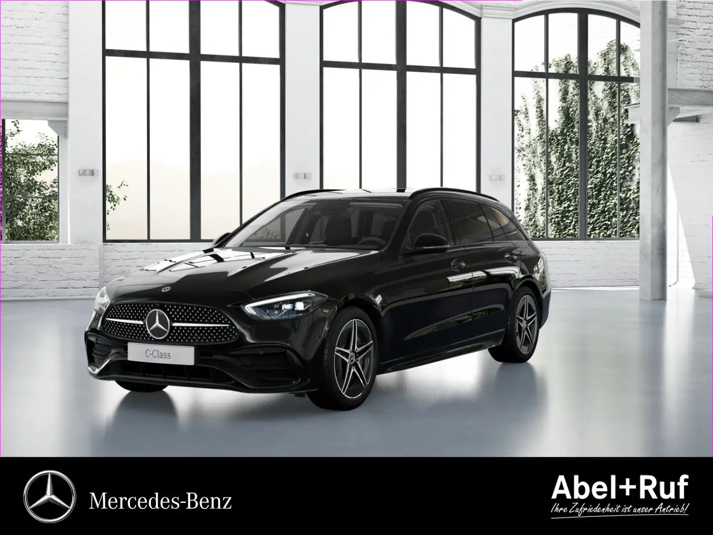Mercedes-Benz C 300 e T AMG+LED+DISTR+NIGHT+Kamera+CarPlay+AHK Schwarz - 1