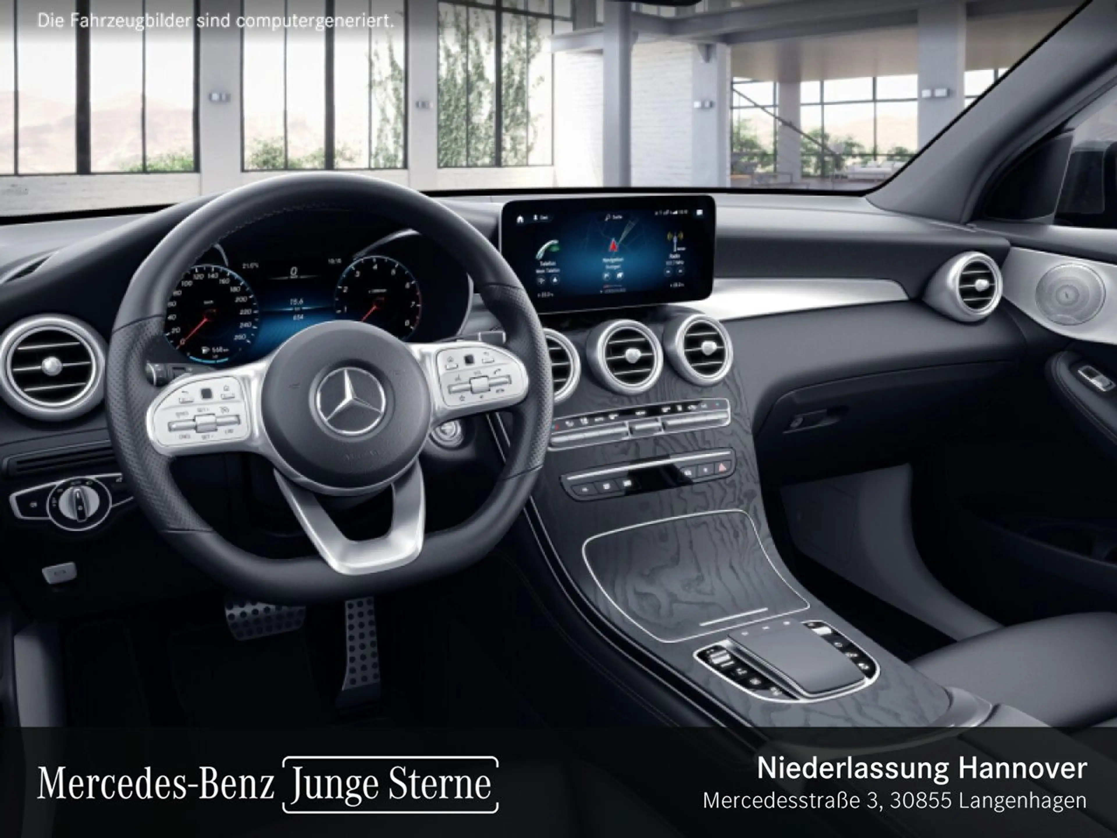 Mercedes-Benz GLC 300 e 4M AMG+PANO+360+MULTIBEAM+BURMESTER+SPUR — photo 11