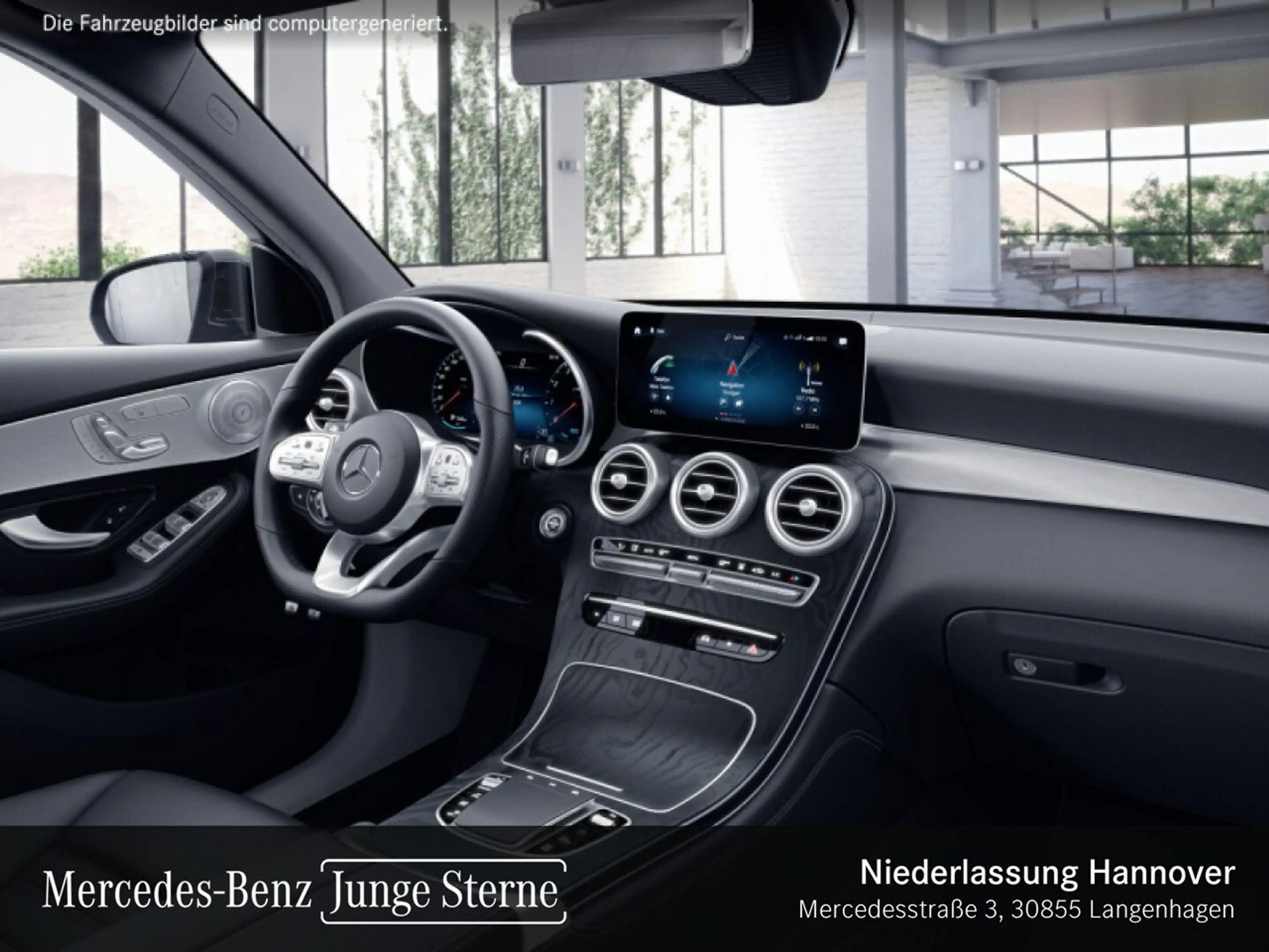 Mercedes-Benz GLC 300 e 4M AMG+PANO+360+MULTIBEAM+BURMESTER+SPUR — photo 12