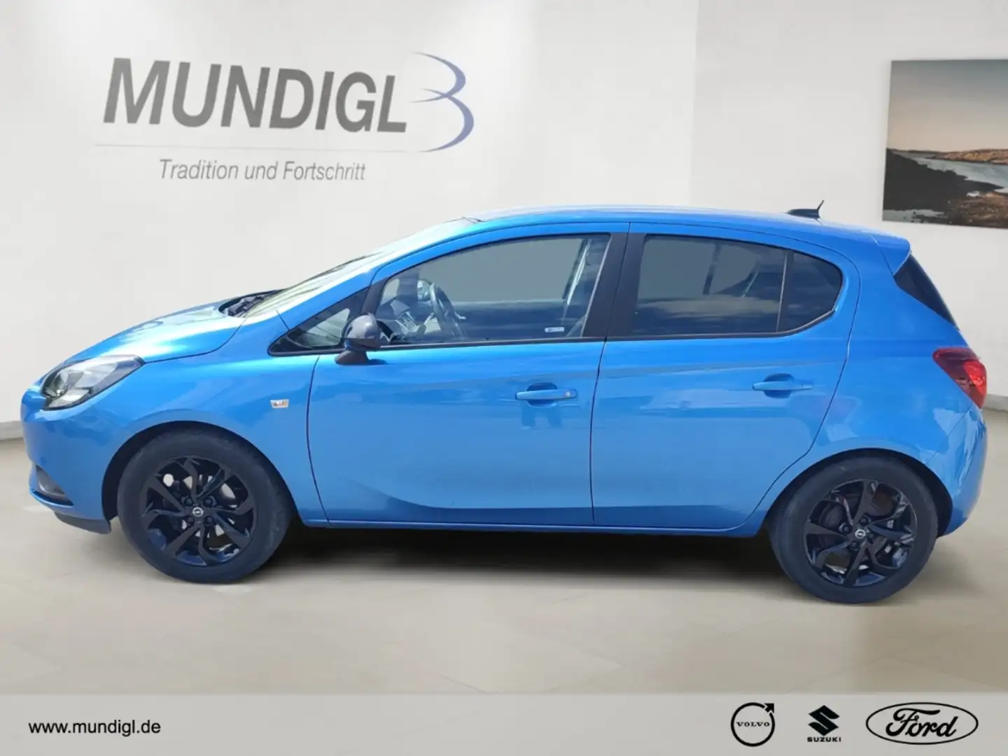 Opel Corsa E Color Edition 1.4 AHK-abnehmbar Digitales Cockpi Blau - 2
