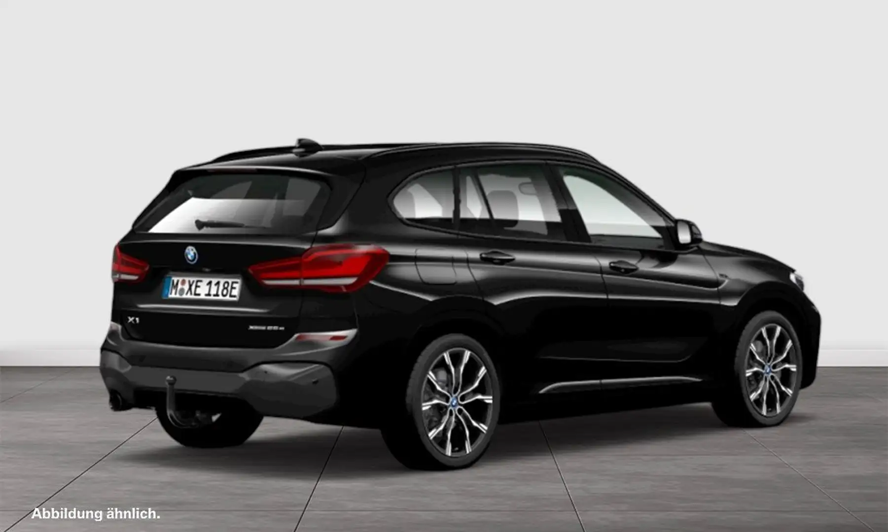 BMW X1 xDrive25e M Sport HUD PANO AHK RFK NAVI LM Schwarz - 2