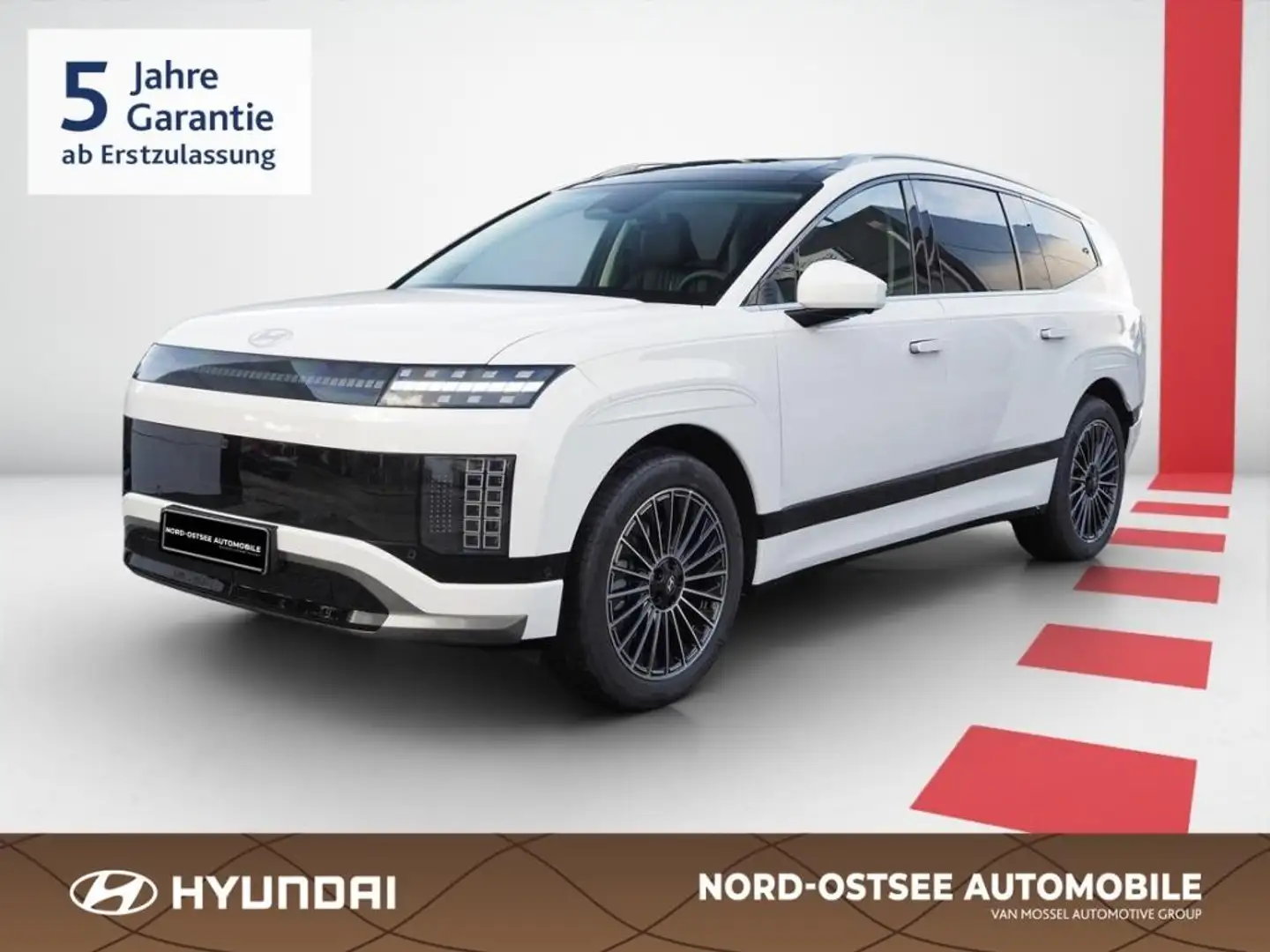 Hyundai IONIQ 9 7-Sitzer UNIQ Pano-Glas-Schiebedach Blanc - 1