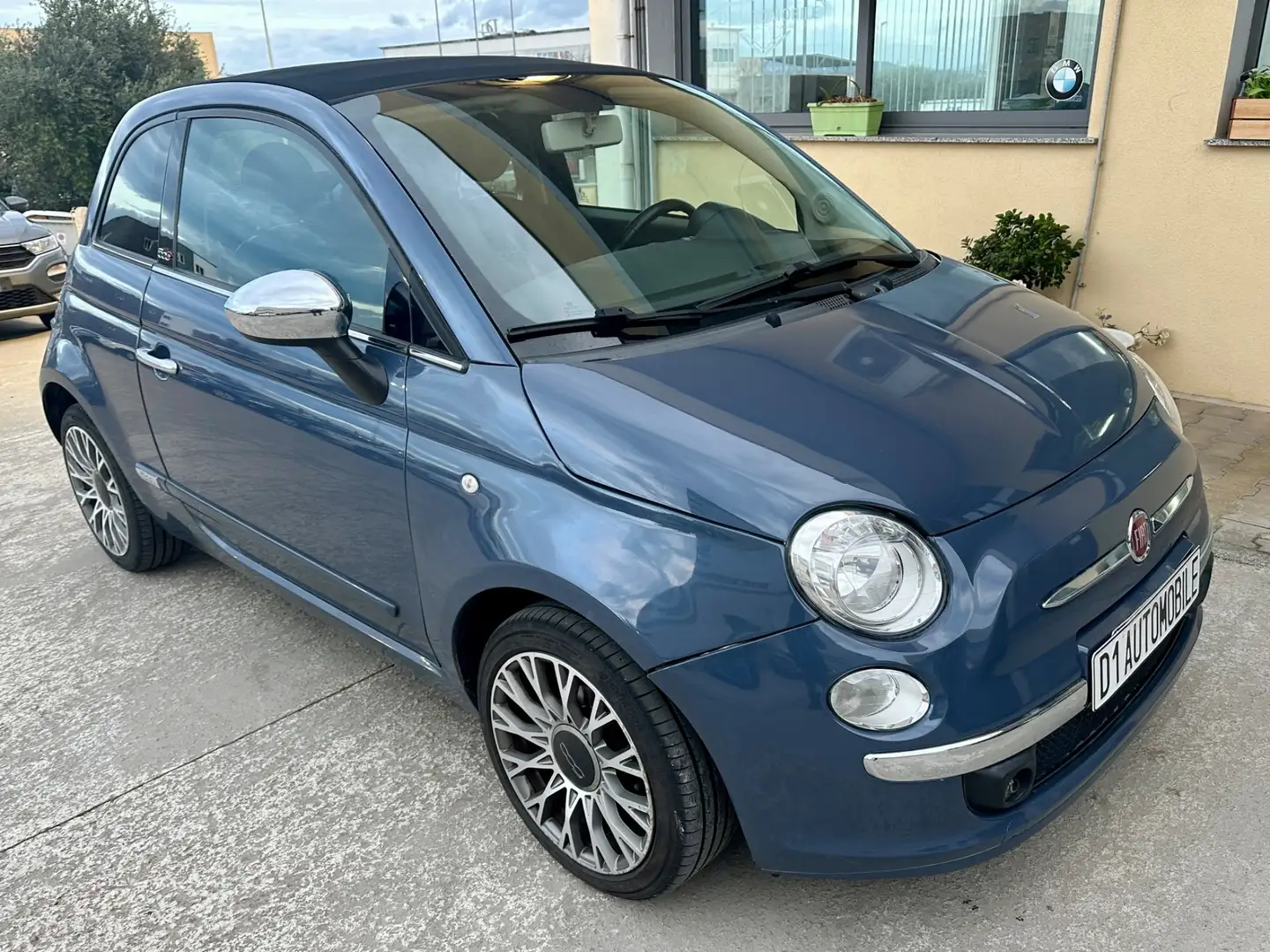 Fiat 500 C 1.2 Cult Bleu - 1