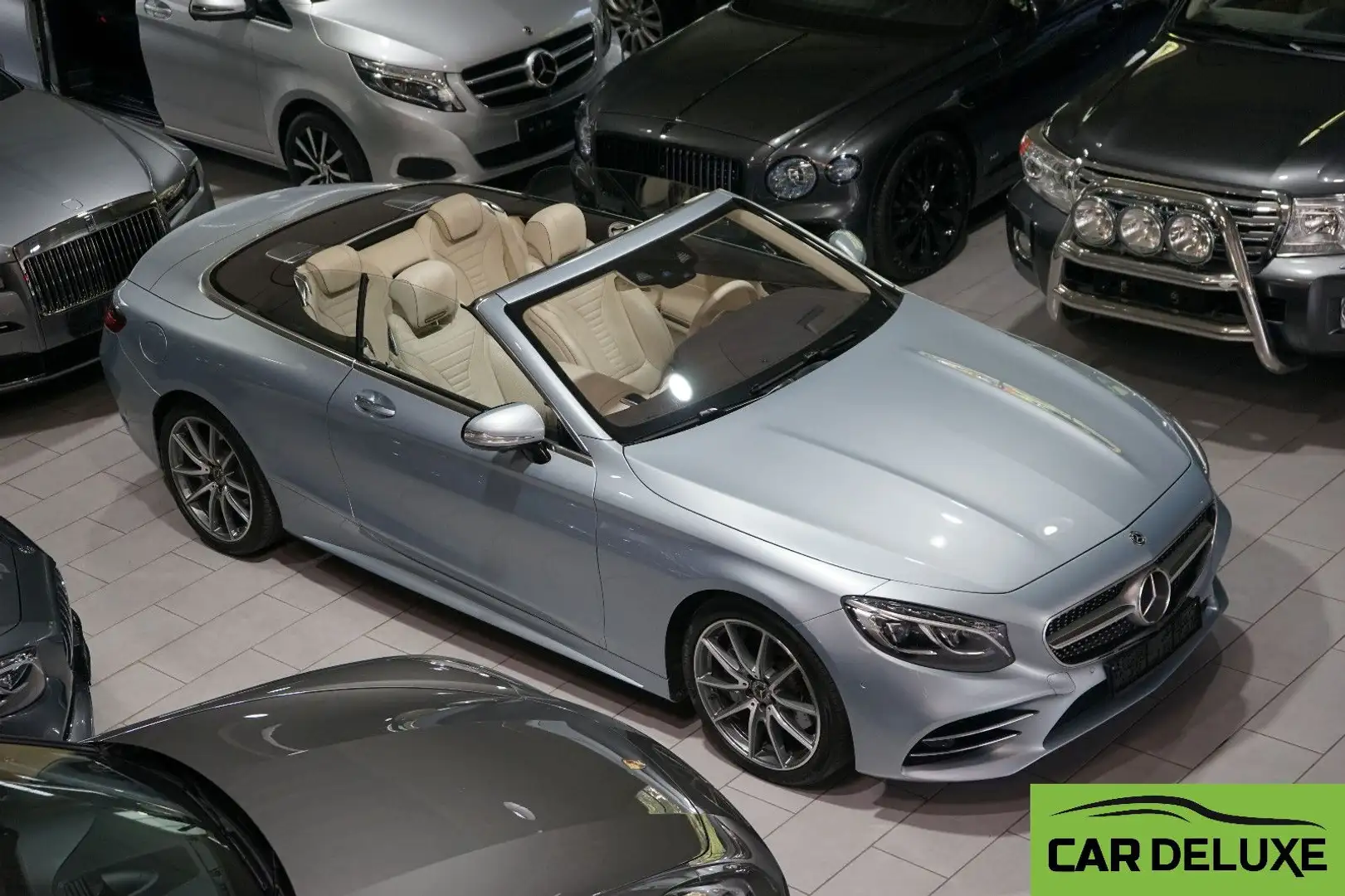 Mercedes-Benz S 560 CABRIO*AMG*NAPPA BEIGE*MASSAGE*BURMESTER* Argent - 2