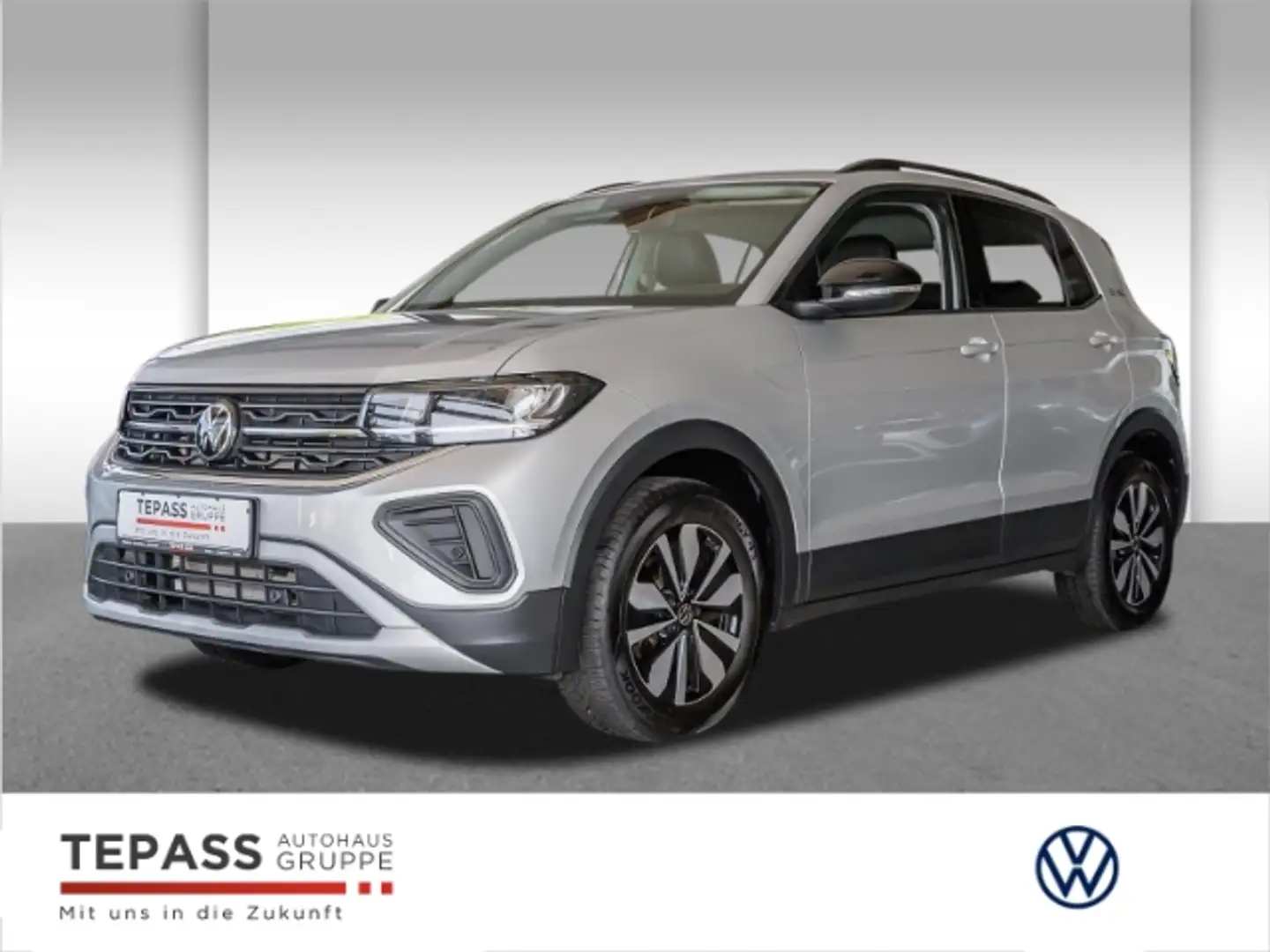 Volkswagen T-Cross 1.0 TSI Goal APP NAVI SHZ GJR PDC Silber - 1