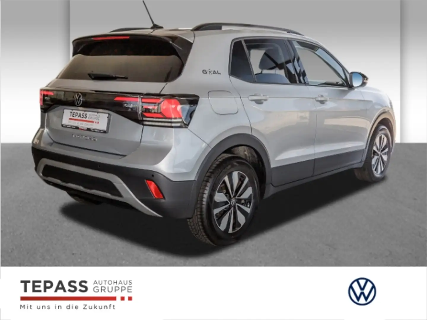 Volkswagen T-Cross 1.0 TSI Goal APP NAVI SHZ GJR PDC Silber - 2