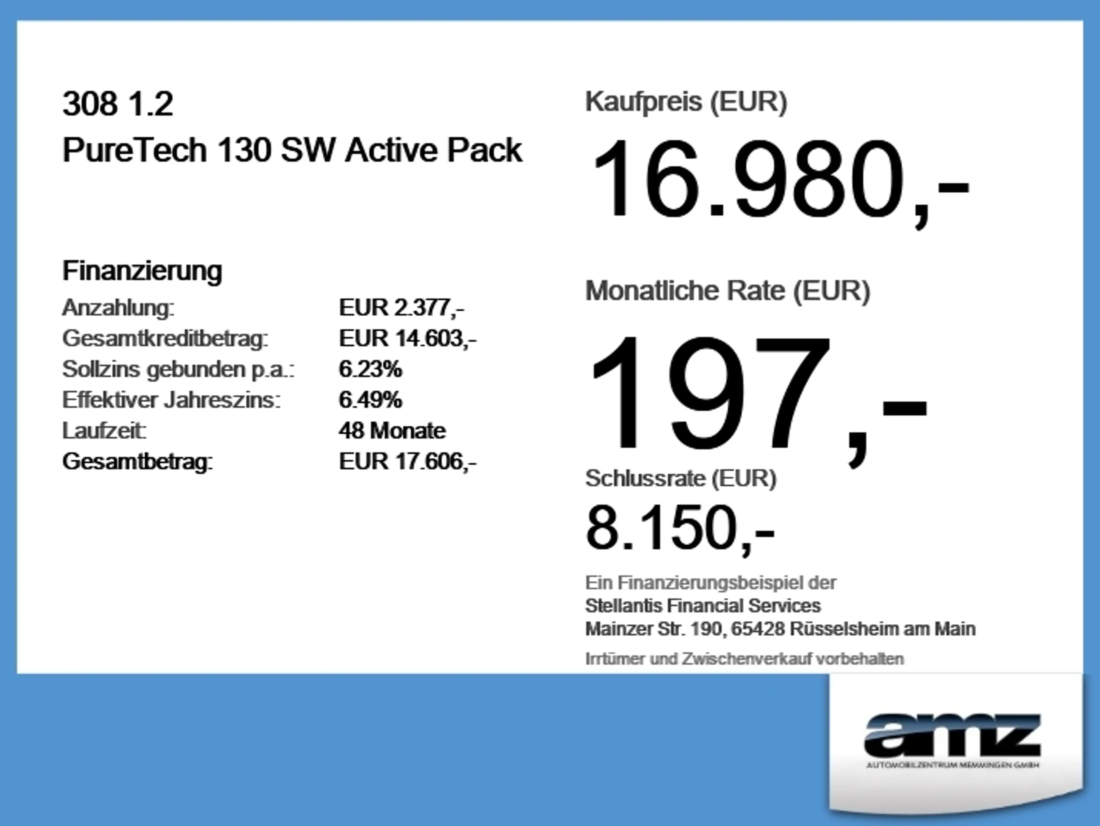 Peugeot 308 1.2 PureTech 130 SW Active Pack LED+SHZ+LM — photo 6