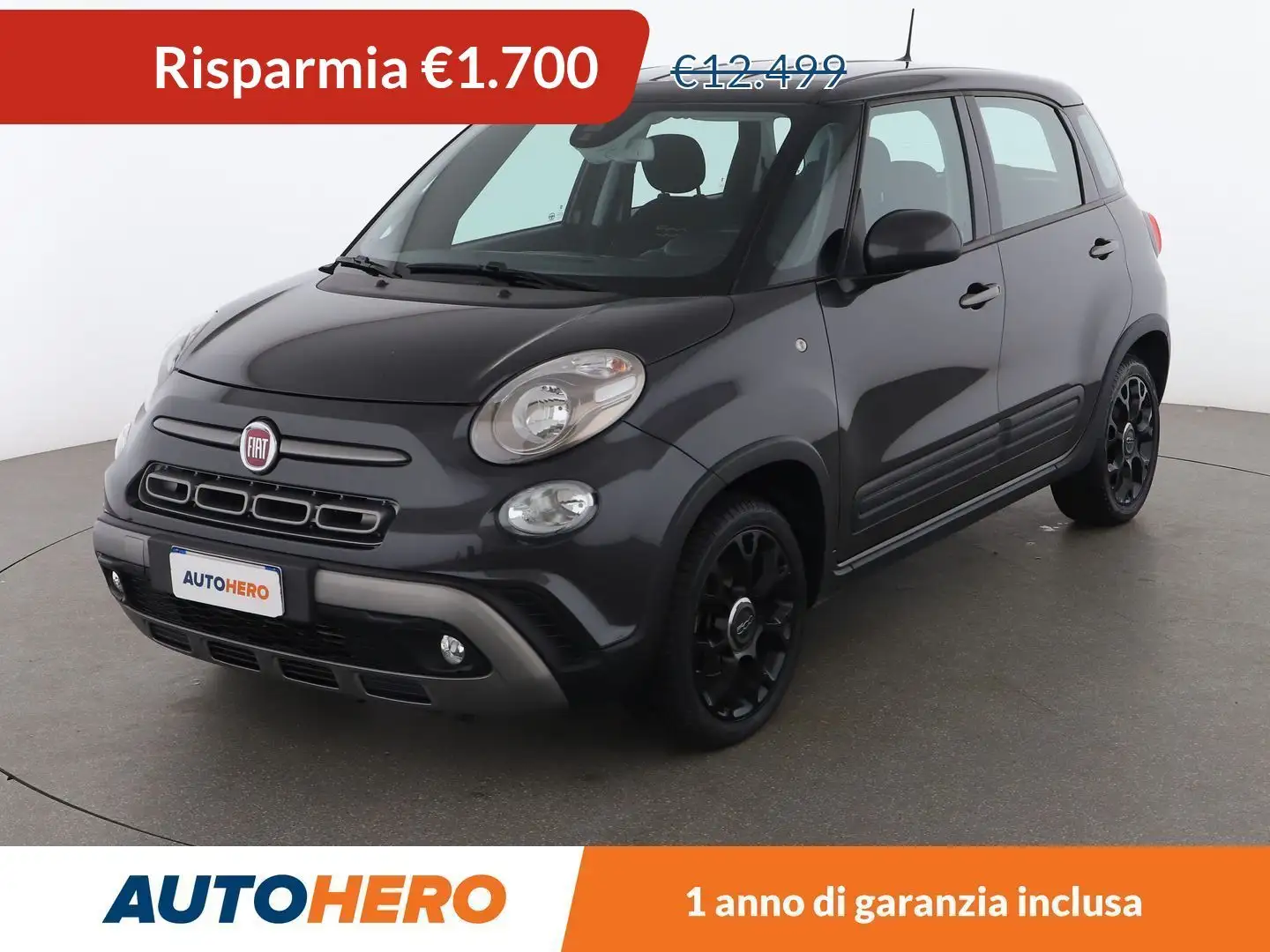 Fiat 500L 1.3 M-Jet Cross 95 CV Schwarz - 1
