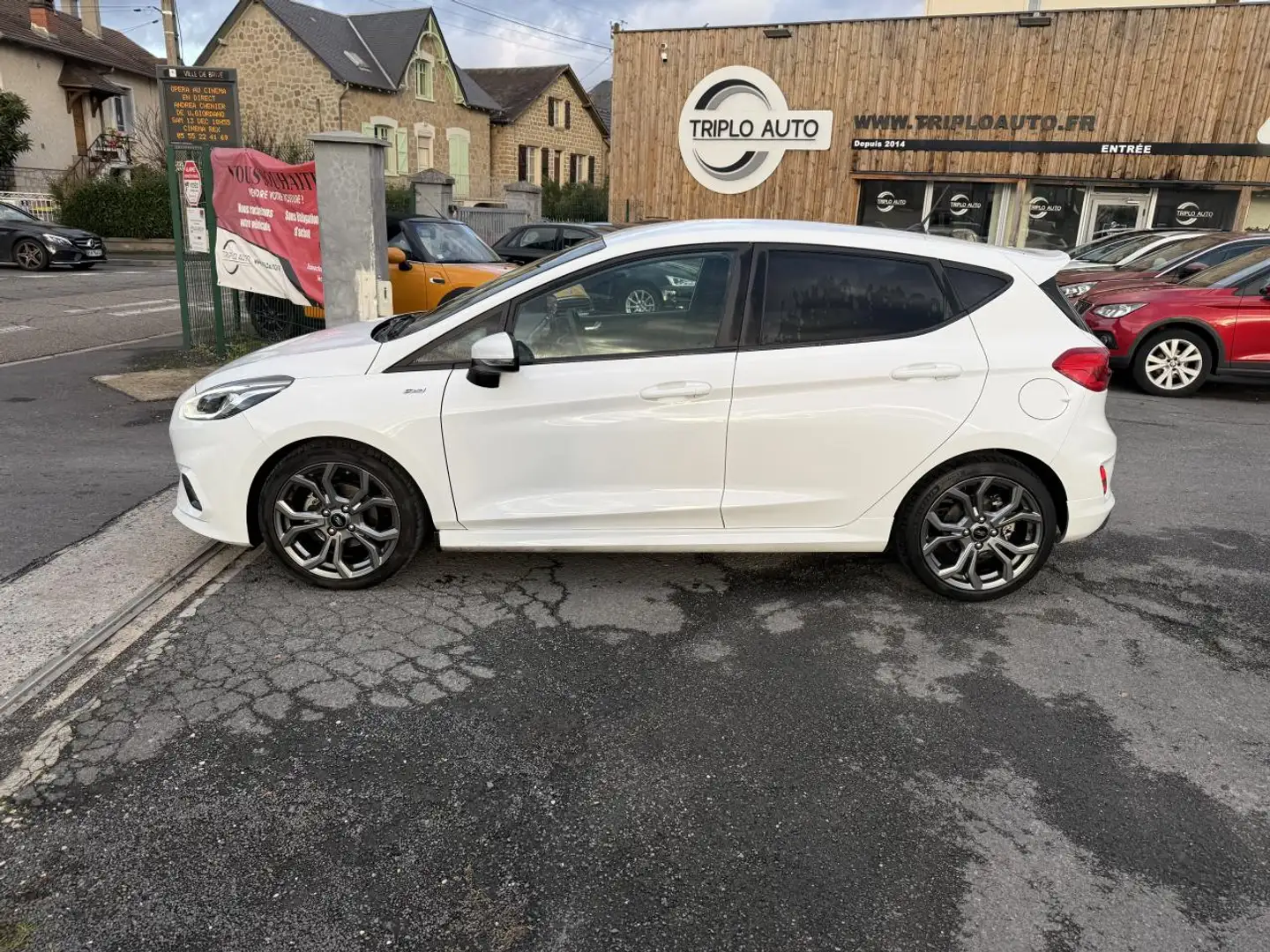 Ford Fiesta Fiesta 1.0 EcoBoost -  ST-Line + Radars AR + CarePlay Blanc - 2