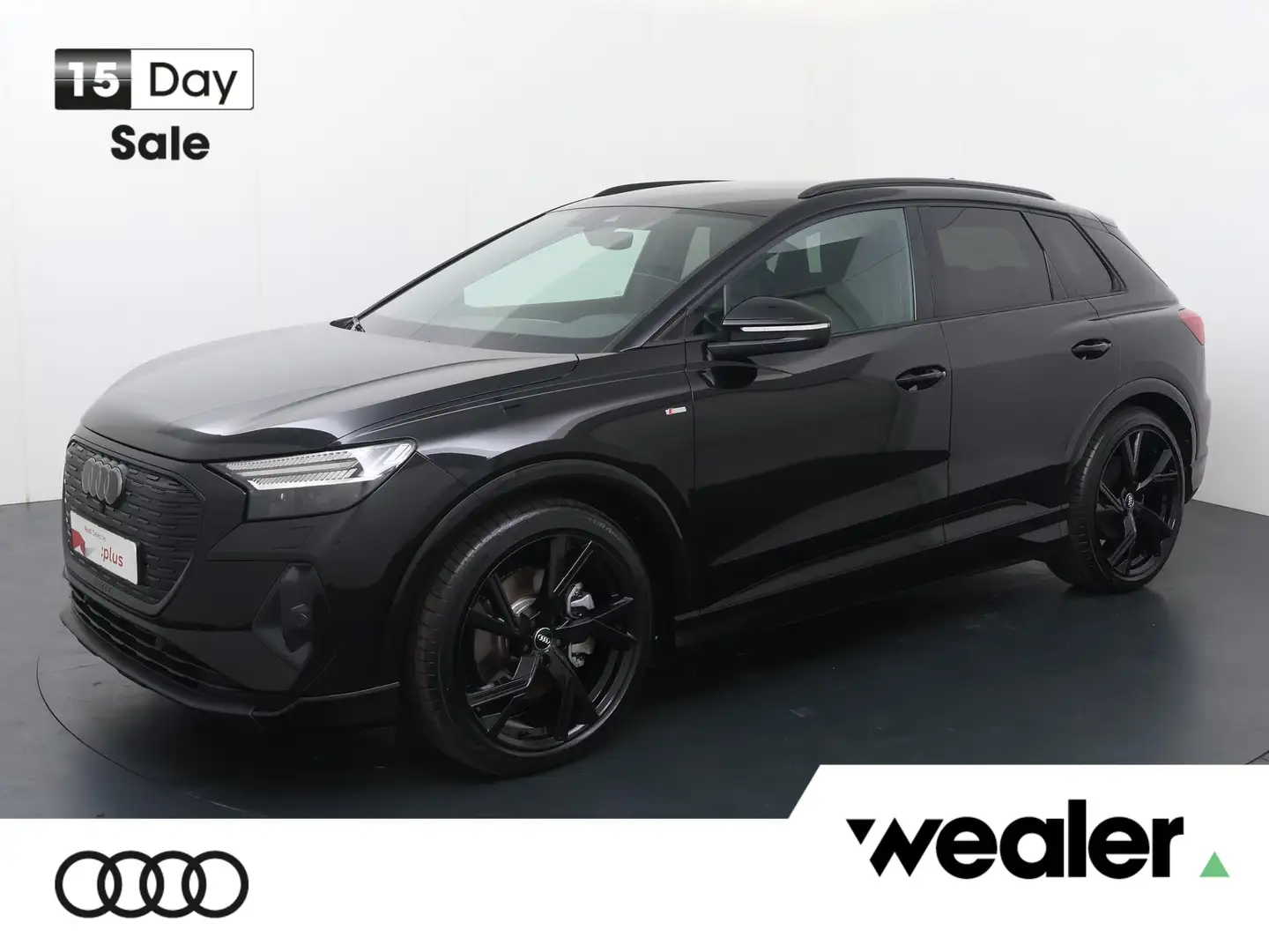 Audi Q4 e-tron 50 quattro Launch edition S Competition 77 kWh | 2 Zwart - 1