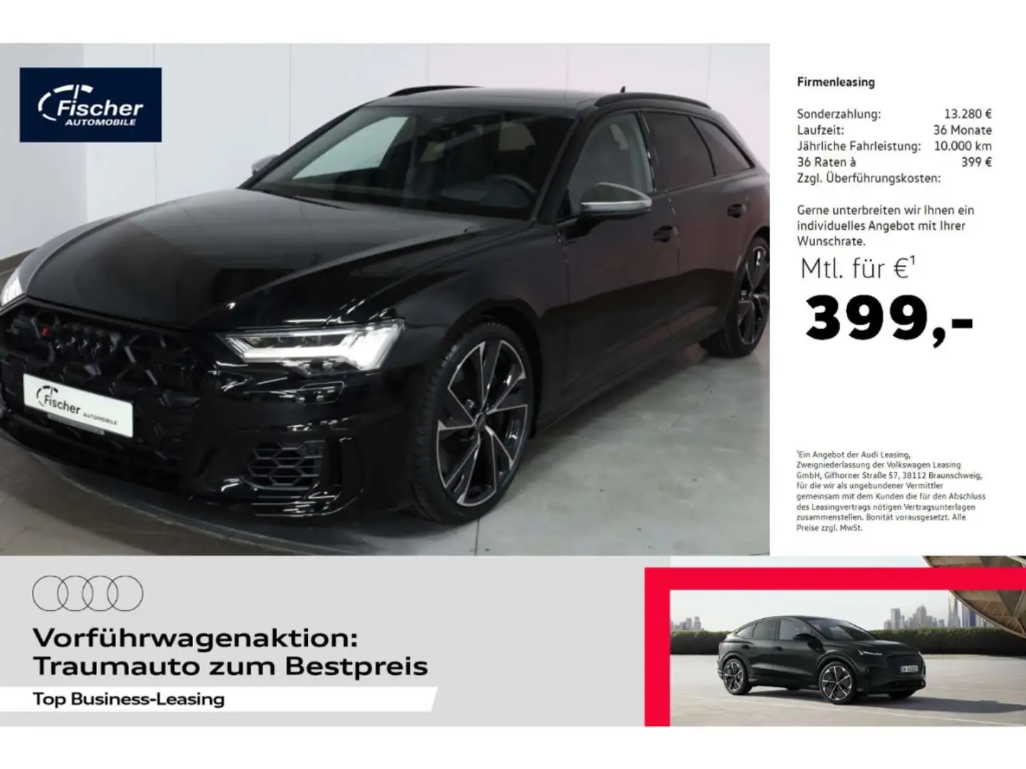 Audi S6 Avant TDI quattro Siyah - 1