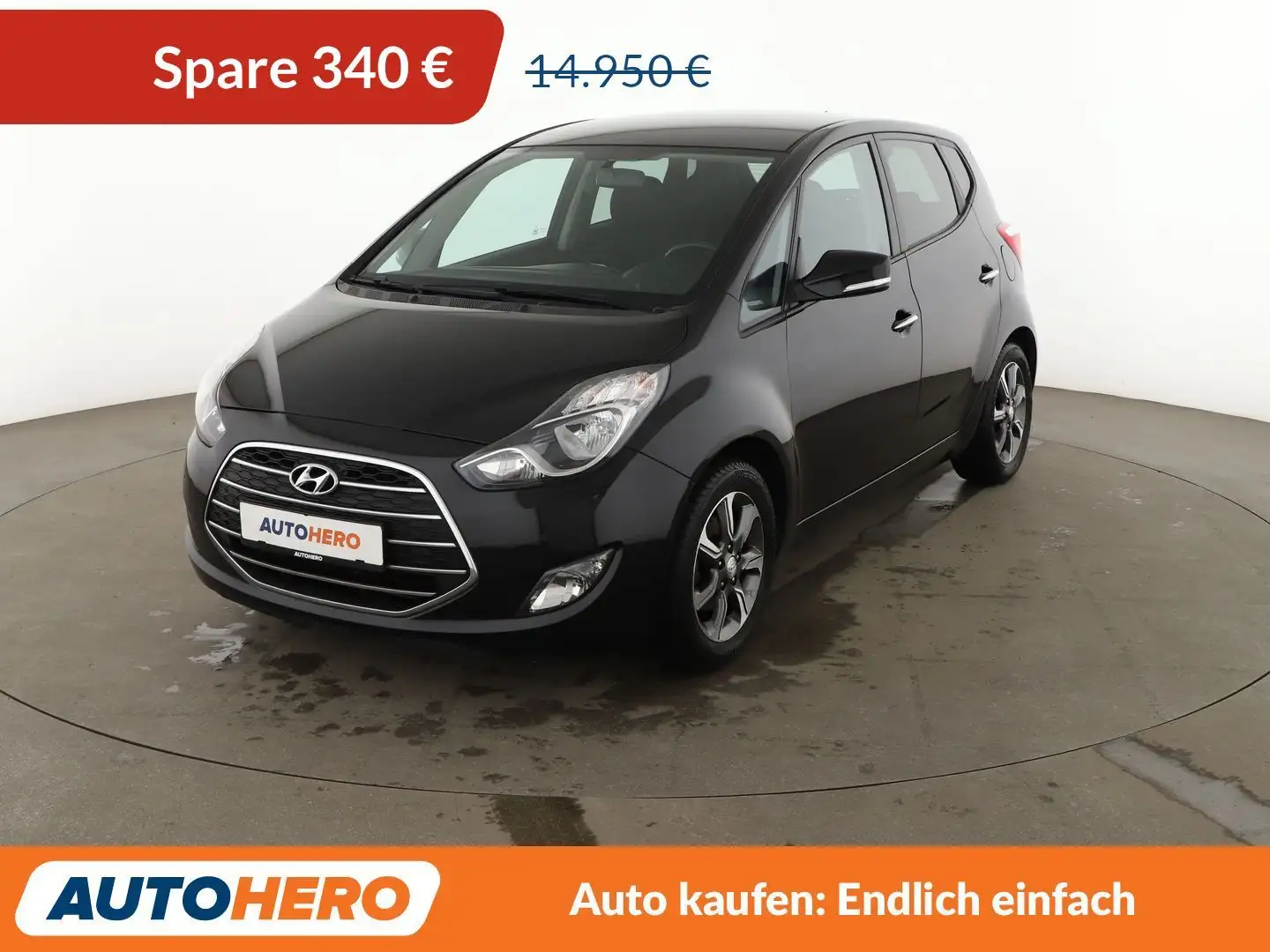 Hyundai iX20 1.6 Space Plus Aut.*NAV*CAM*PDC*SHZ*BLUETOOTH* Schwarz - 1