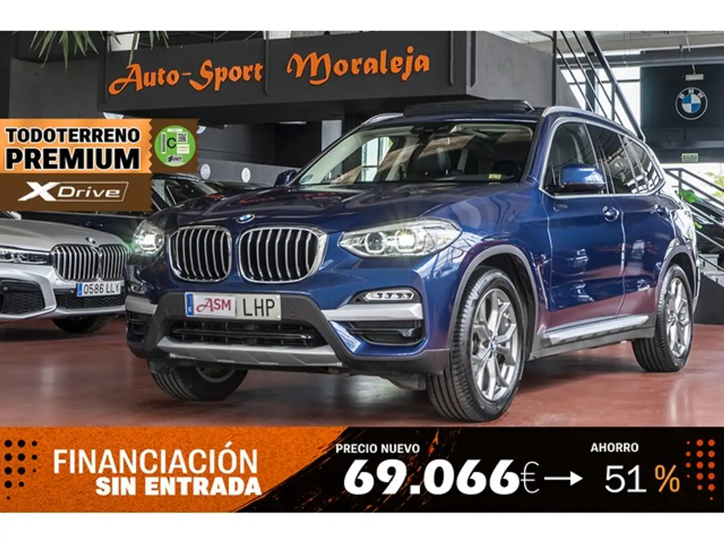 BMW X3 xDrive 20dA Blu/Azzurro - 1