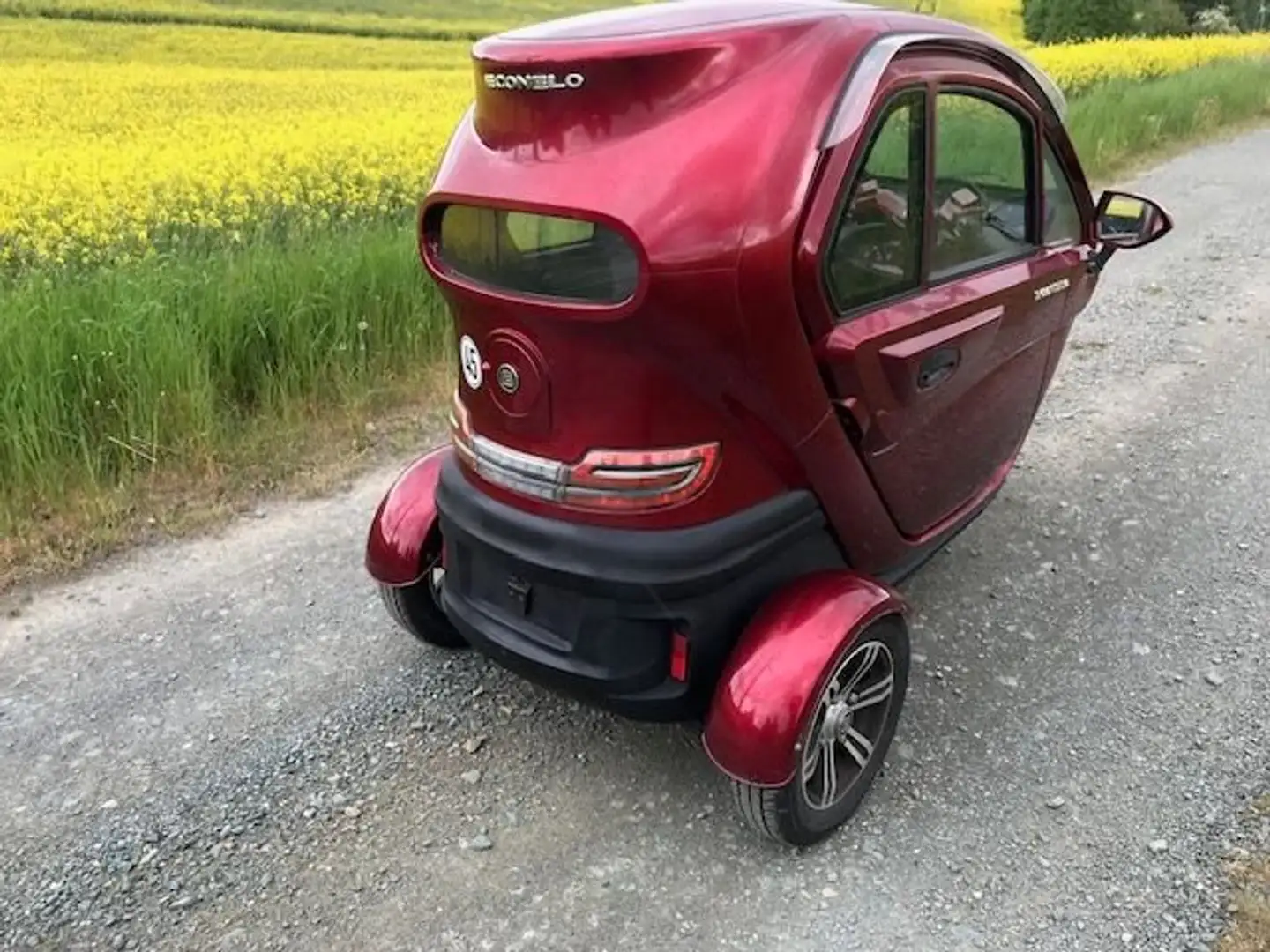 Econelo F1 Kabinenroller Elektrisch Akkus neu Rood - 2