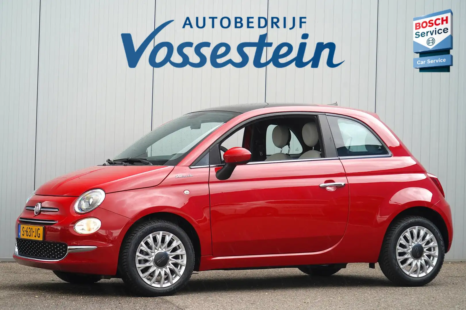 Fiat 500 1.0 Hybrid Dolcevita / NL-Auto / 24dkm NAP / Panor Rood - 1