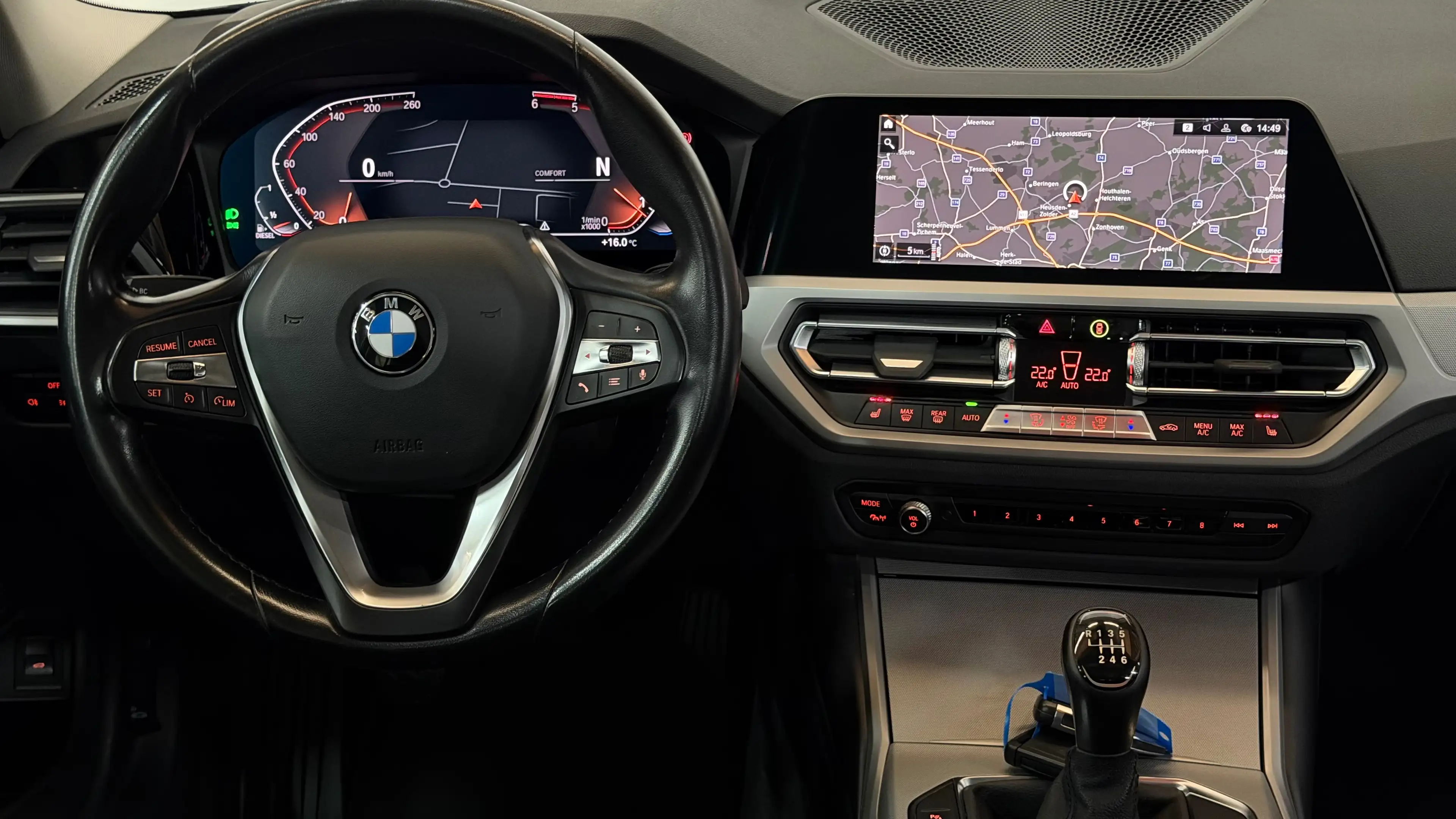 BMW 318 d Garantie EURO 6d LED Prof Navi Virtual Cockpit Inklapbare Spiegels Cruise Controle Zetelverwarming CarPlay DAB — photo 11
