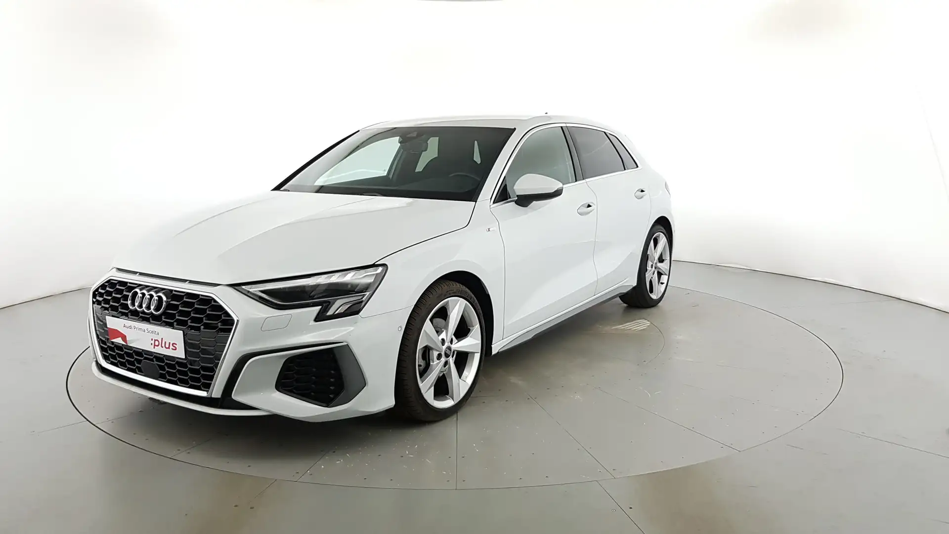 Audi A3 Sportback 30 2.0 tdi S line edition s-tronic Weiß - 1