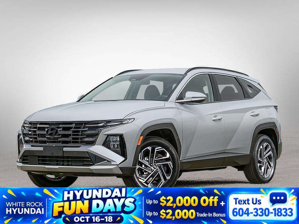 Shimmering Silver 2026 Hyundai Tucson Hybrid SUV / Crossover  Automatic