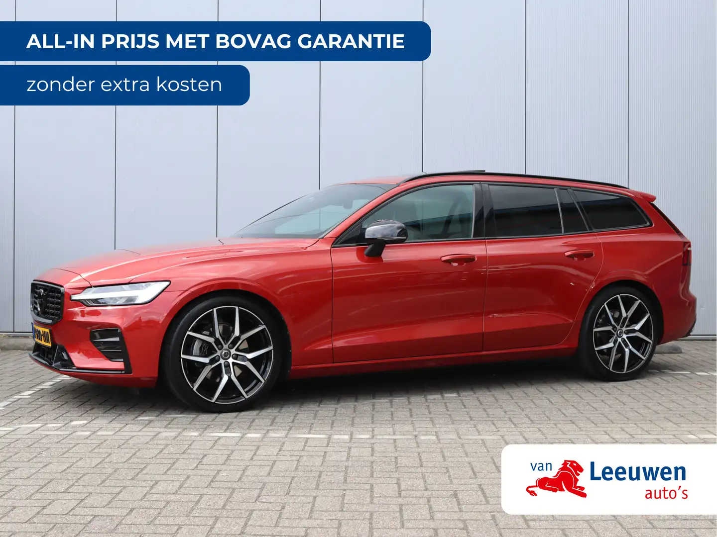Volvo V60 2.0 B3 R-Design | 20" Polestar | Black optiek | Pa Oranje - 1