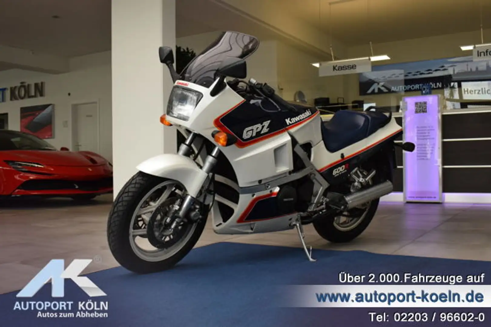 Kawasaki ZX 600 A KETTENANTRIEB * SCHEIBENBREMSEN * Bianco - 1